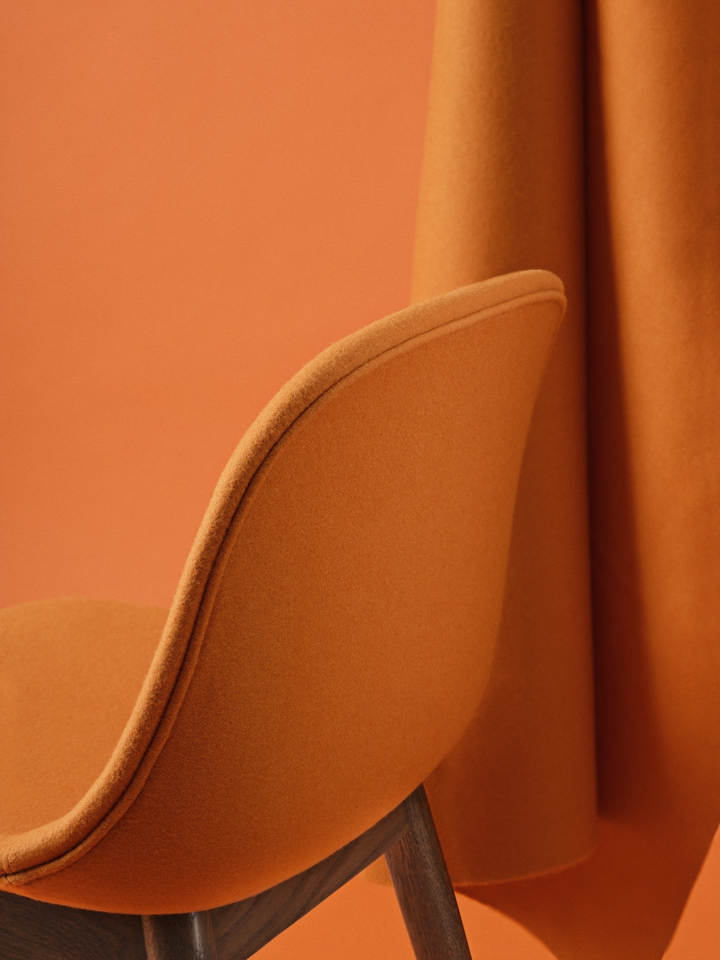 Personalized FIBER Chair with Wooden Base