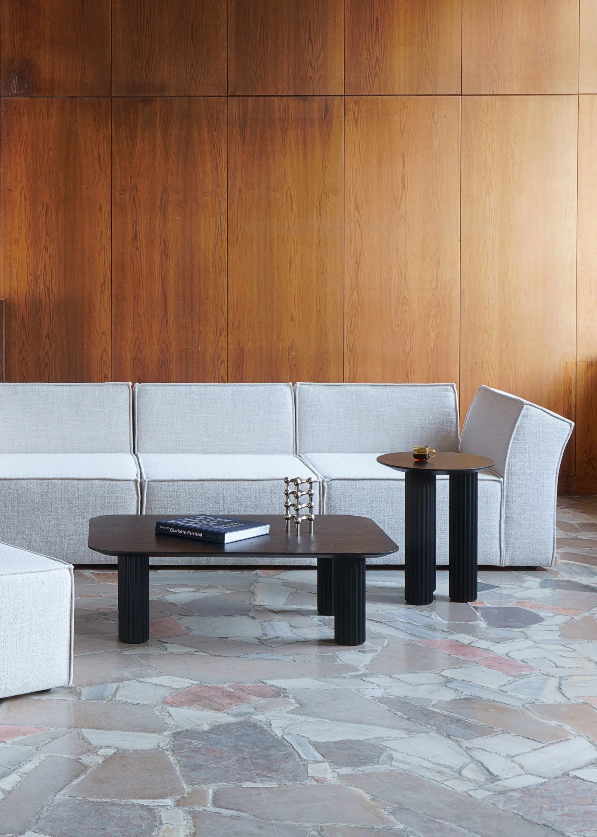 Kaffeetisch FILAR schwarzes Eschenholz