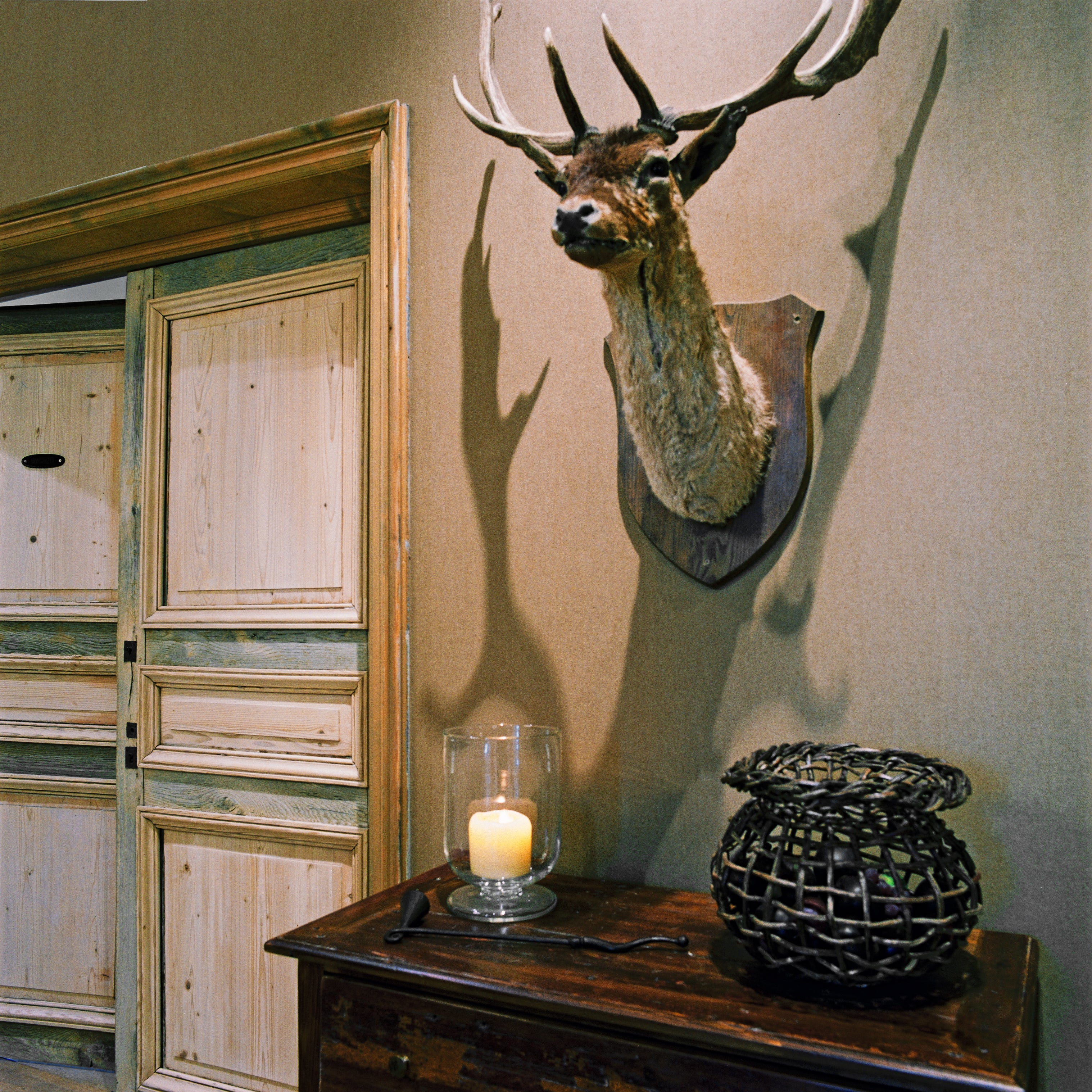 Strukturtapete, die Leinwand imitiert, LIN warmes Sandbeige