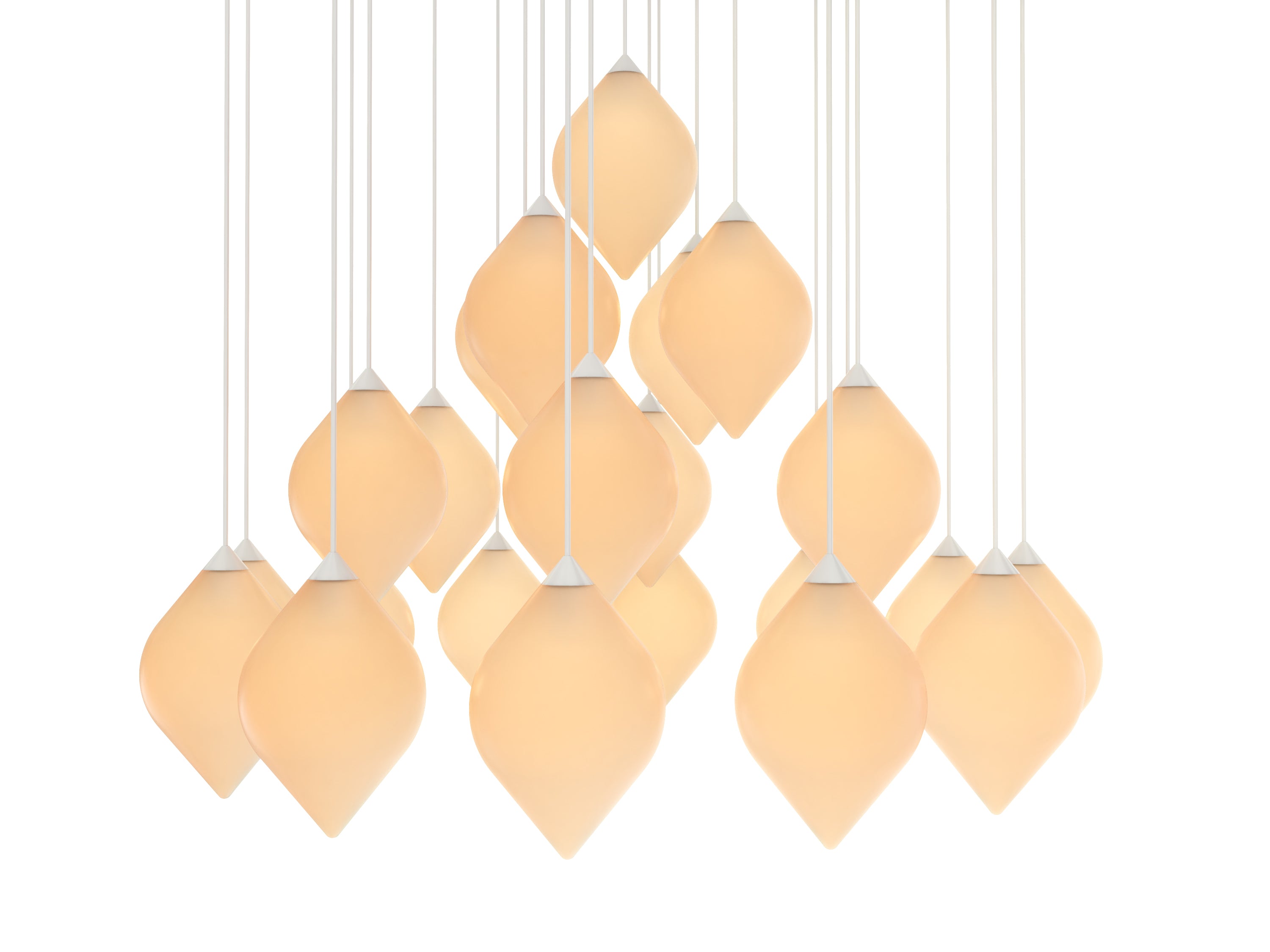 Lampa wisząca FLARE TOP opalowy klosz
