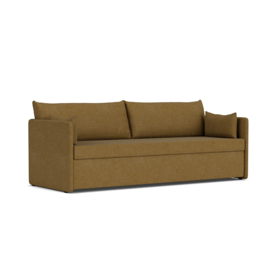 Sofa with sleeping function 3-seater OFFSET mustard