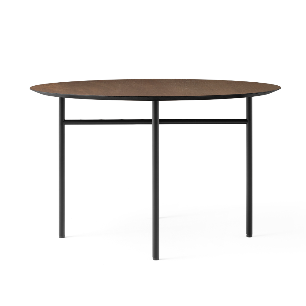 Round table SNAREGADE dark oak veneer