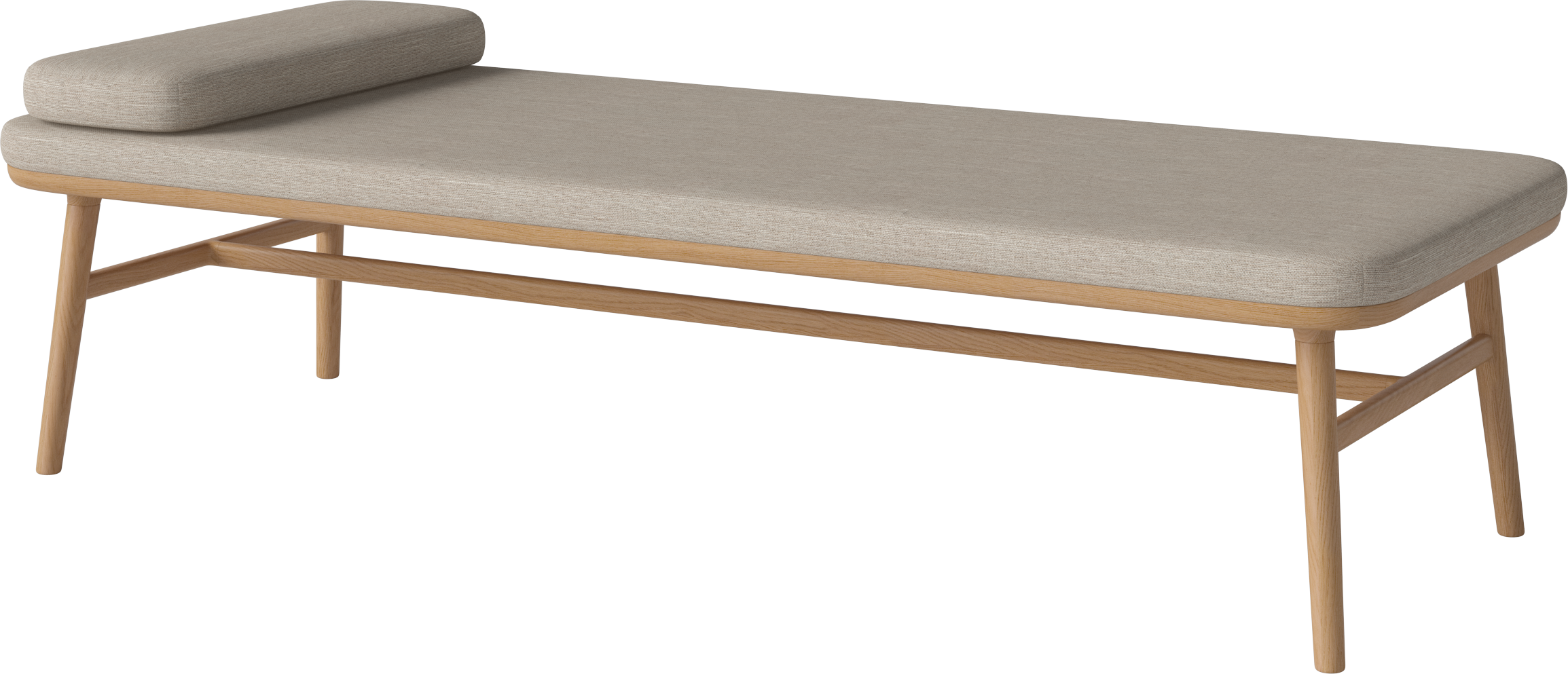 Upholstered FLORE FLORE BASE OF Oak Wood