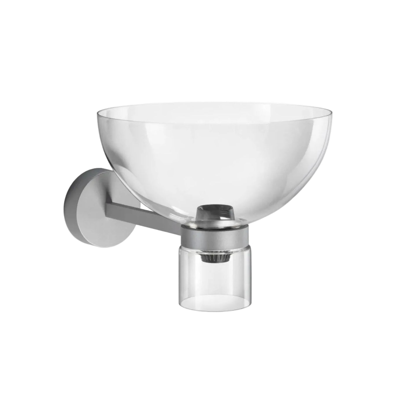 Wandlampe NOCTURNE BOWL silber