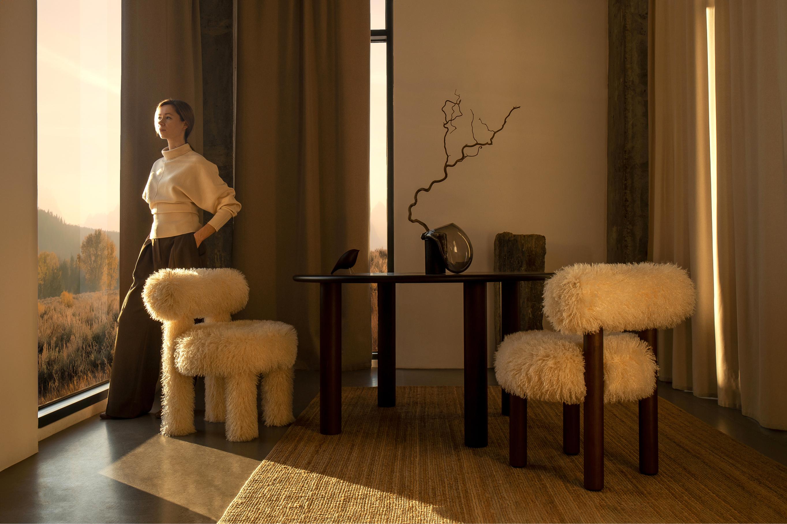 Stuhl GROPIUS CS1 - FLUFFY EDITION Kunstfell