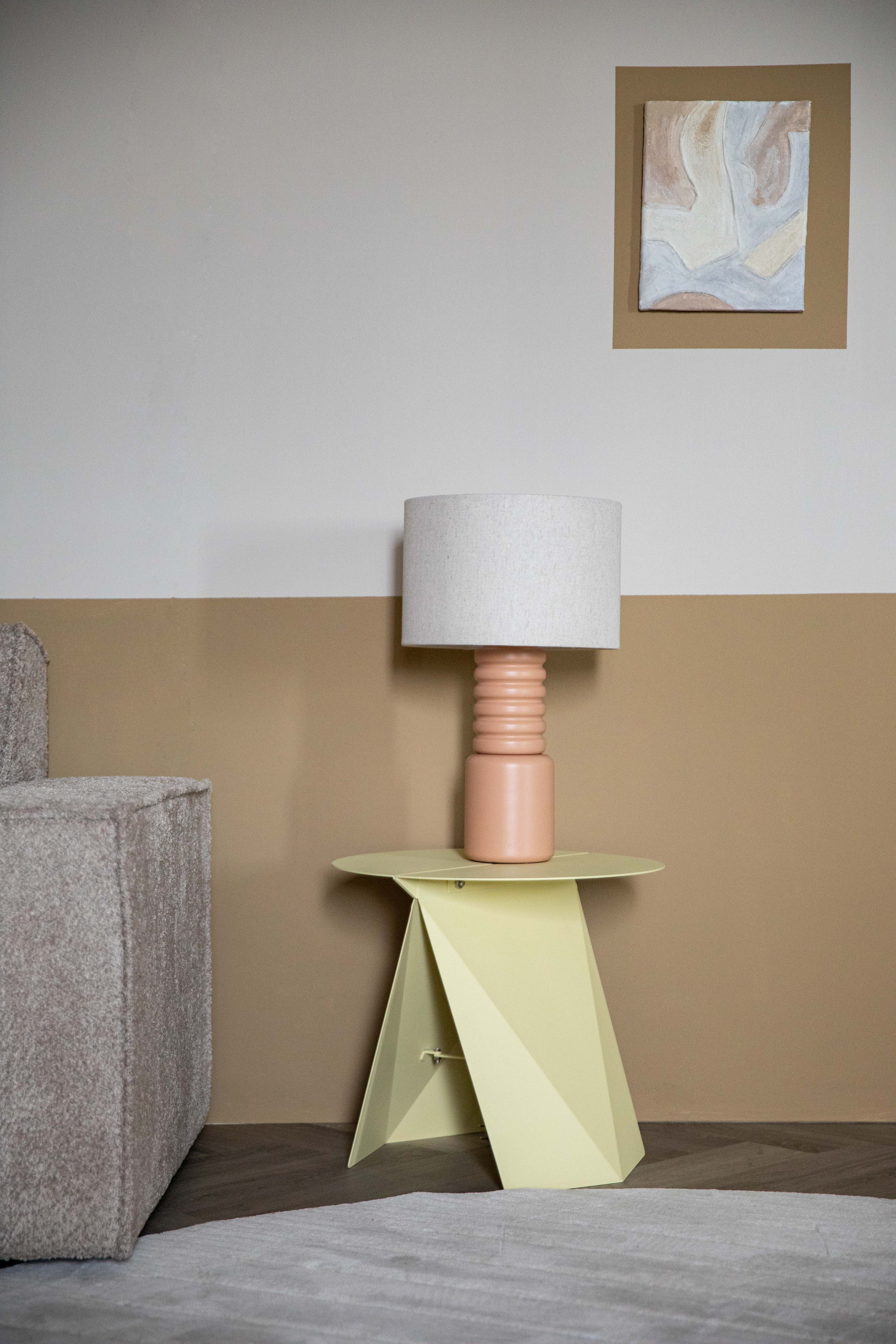 FOLDY Yellow Side Table