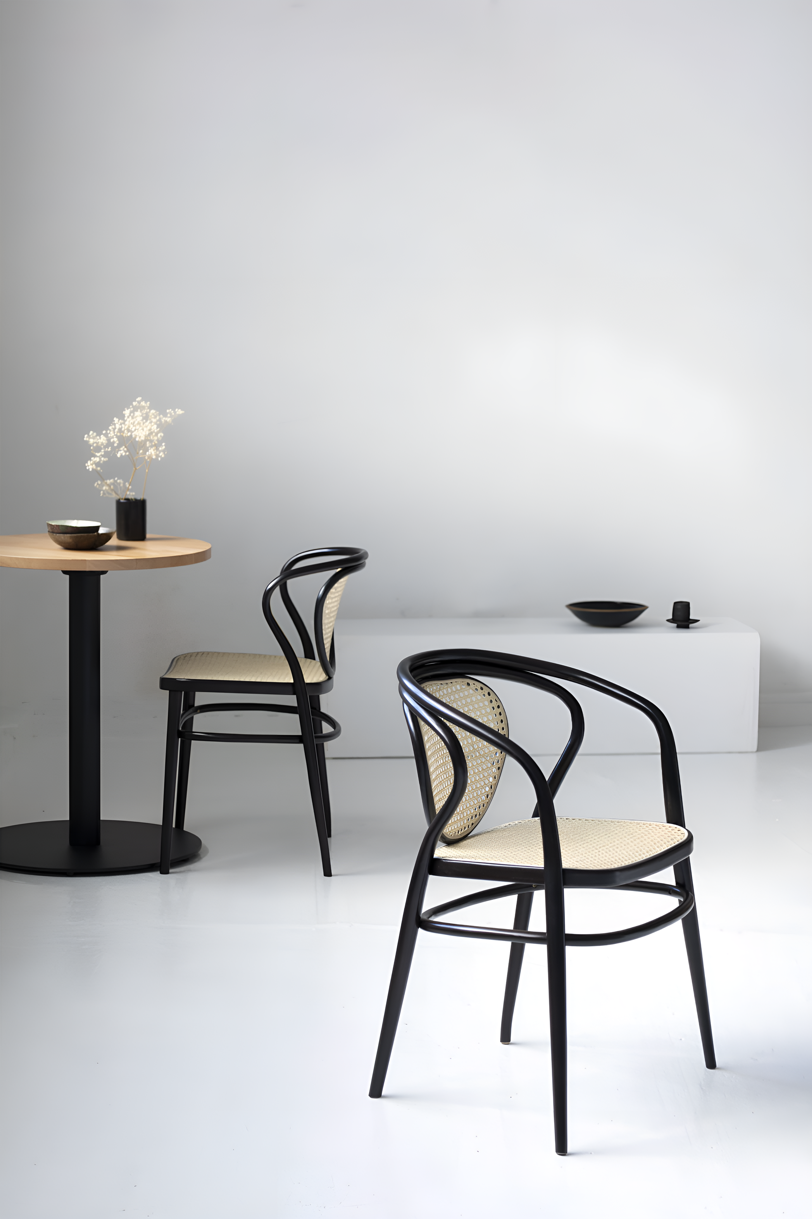 Stuhl mit Armlehnen Nodo B-1400 Buchenholz