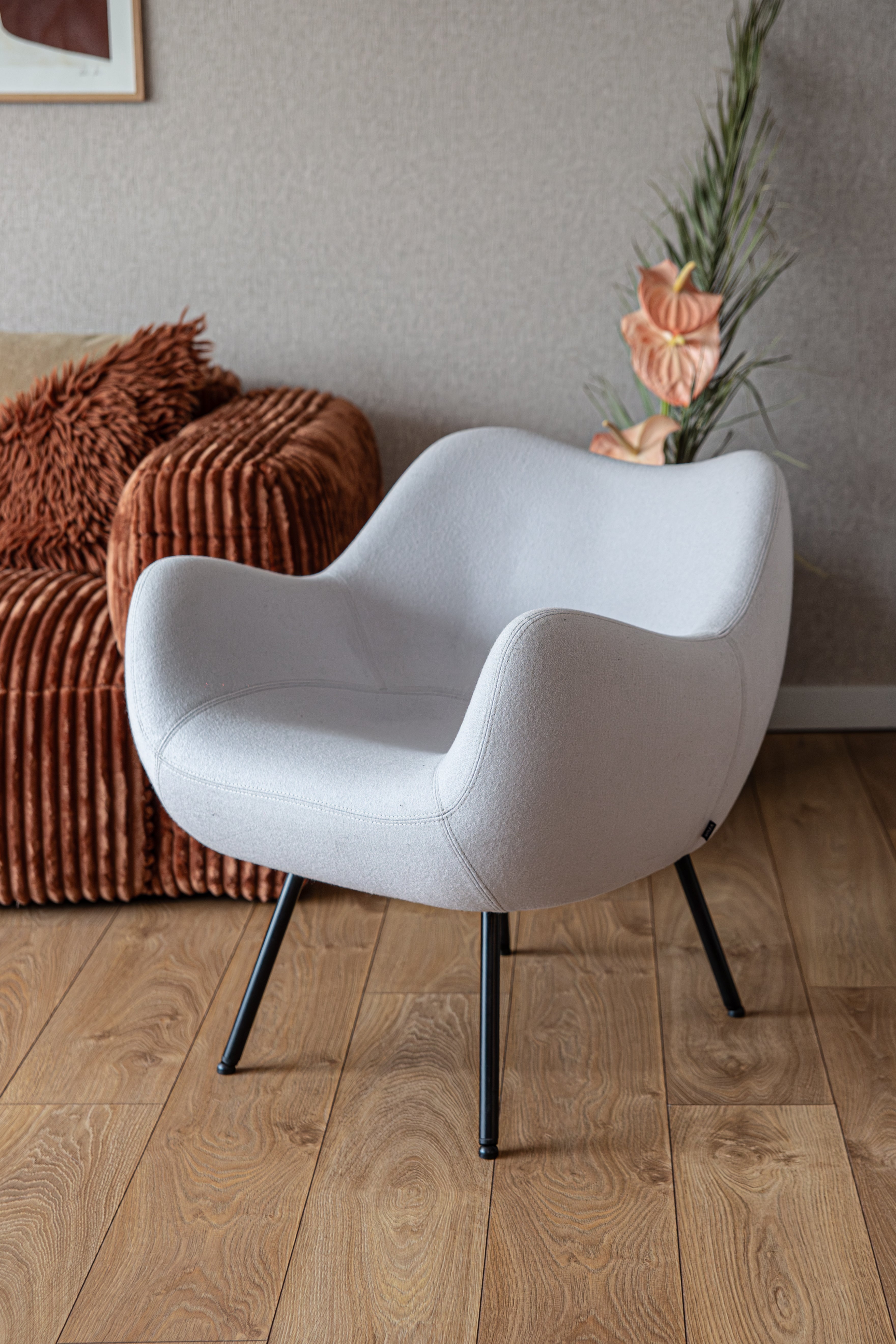 Fotel RM58 CLASSIC SOFT beżowy - poekspozycyjny – Vzór