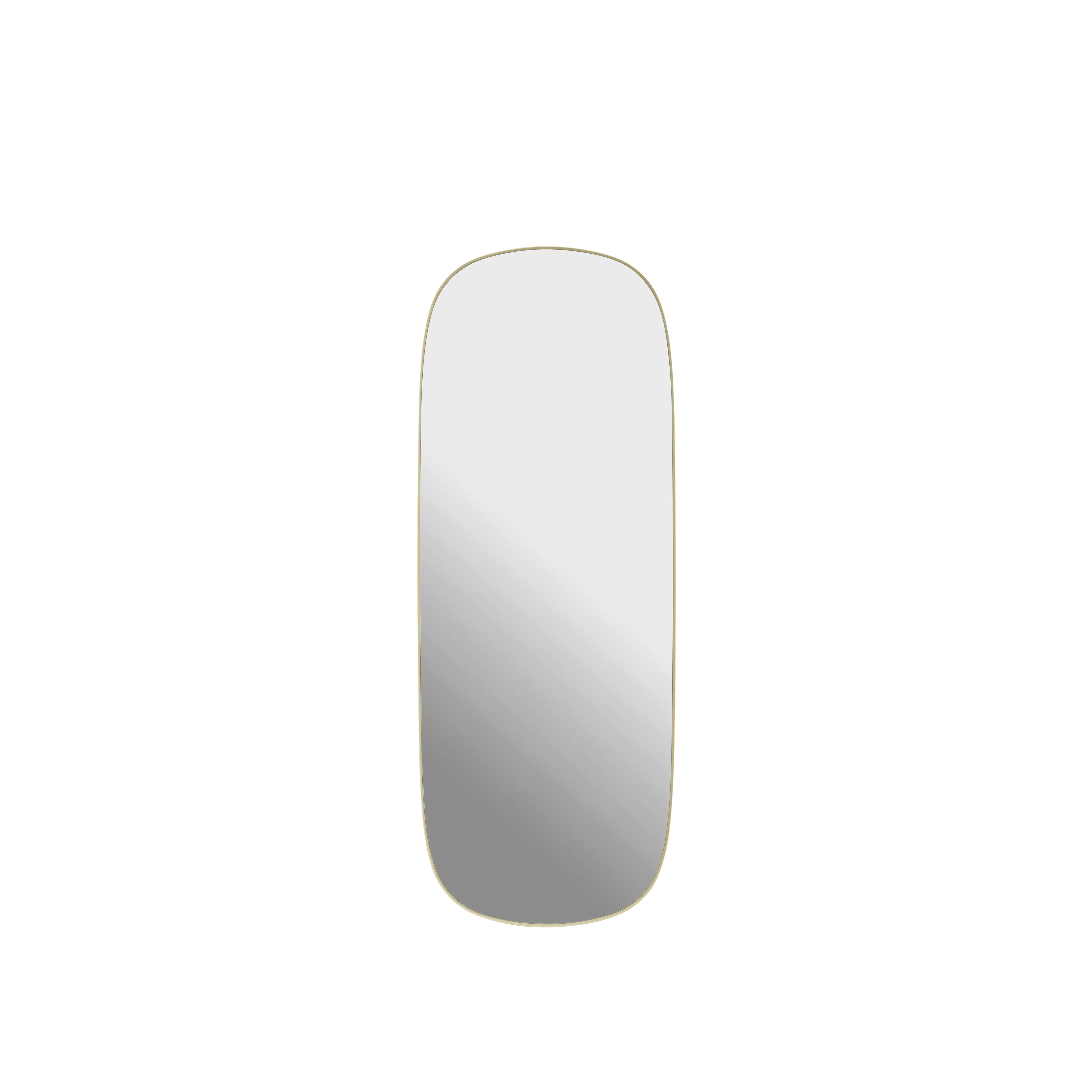 FRAMED mirror bright yellow frame