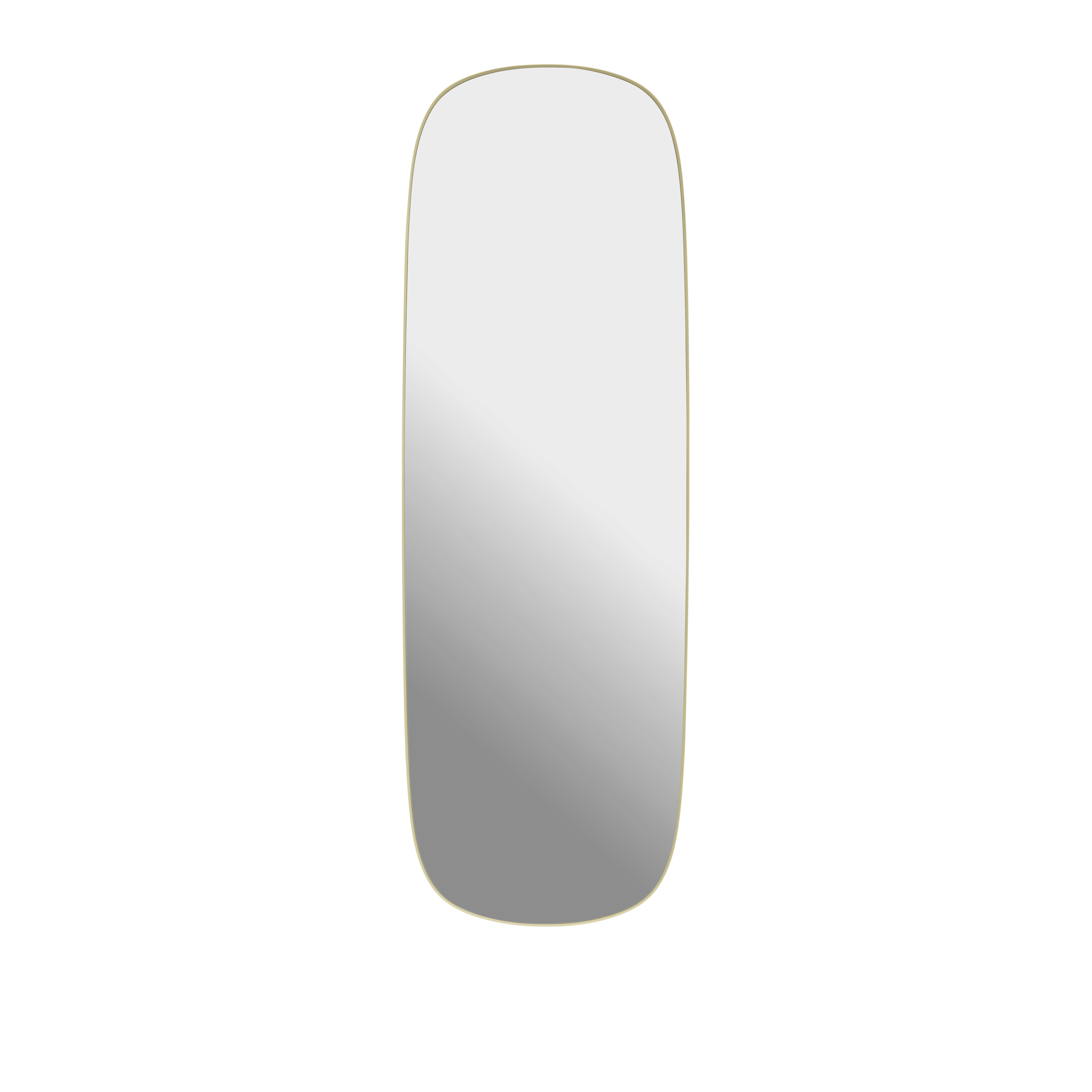FRAMED mirror bright yellow frame