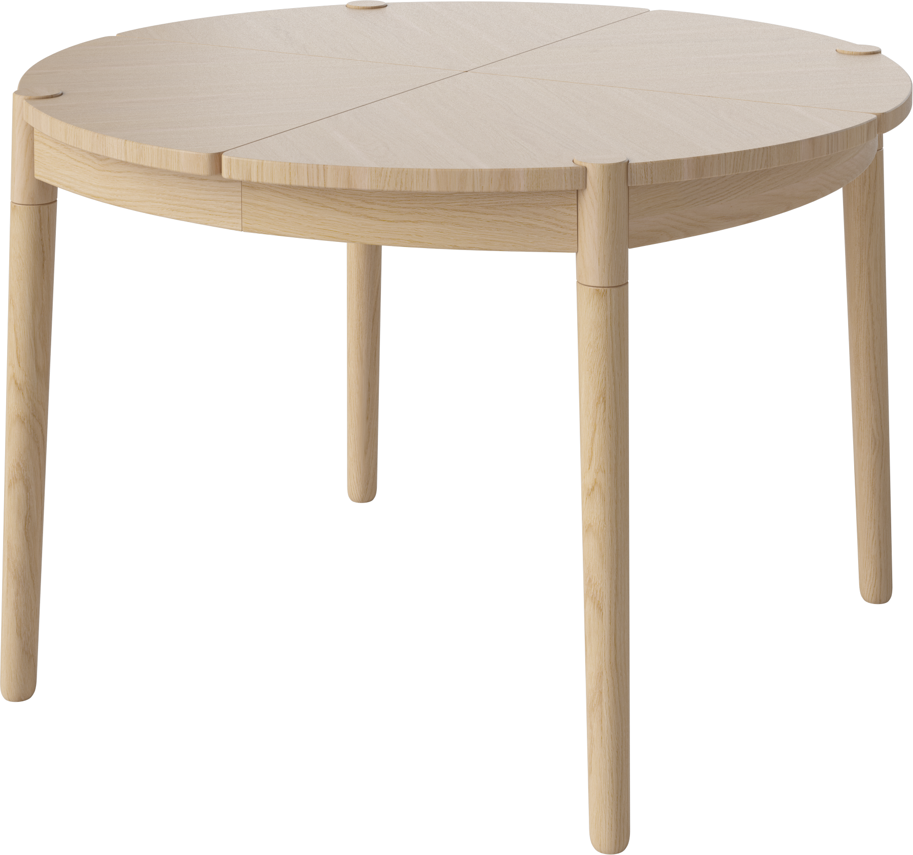 Runde Fusion Fusion Bindung Eiche Holz