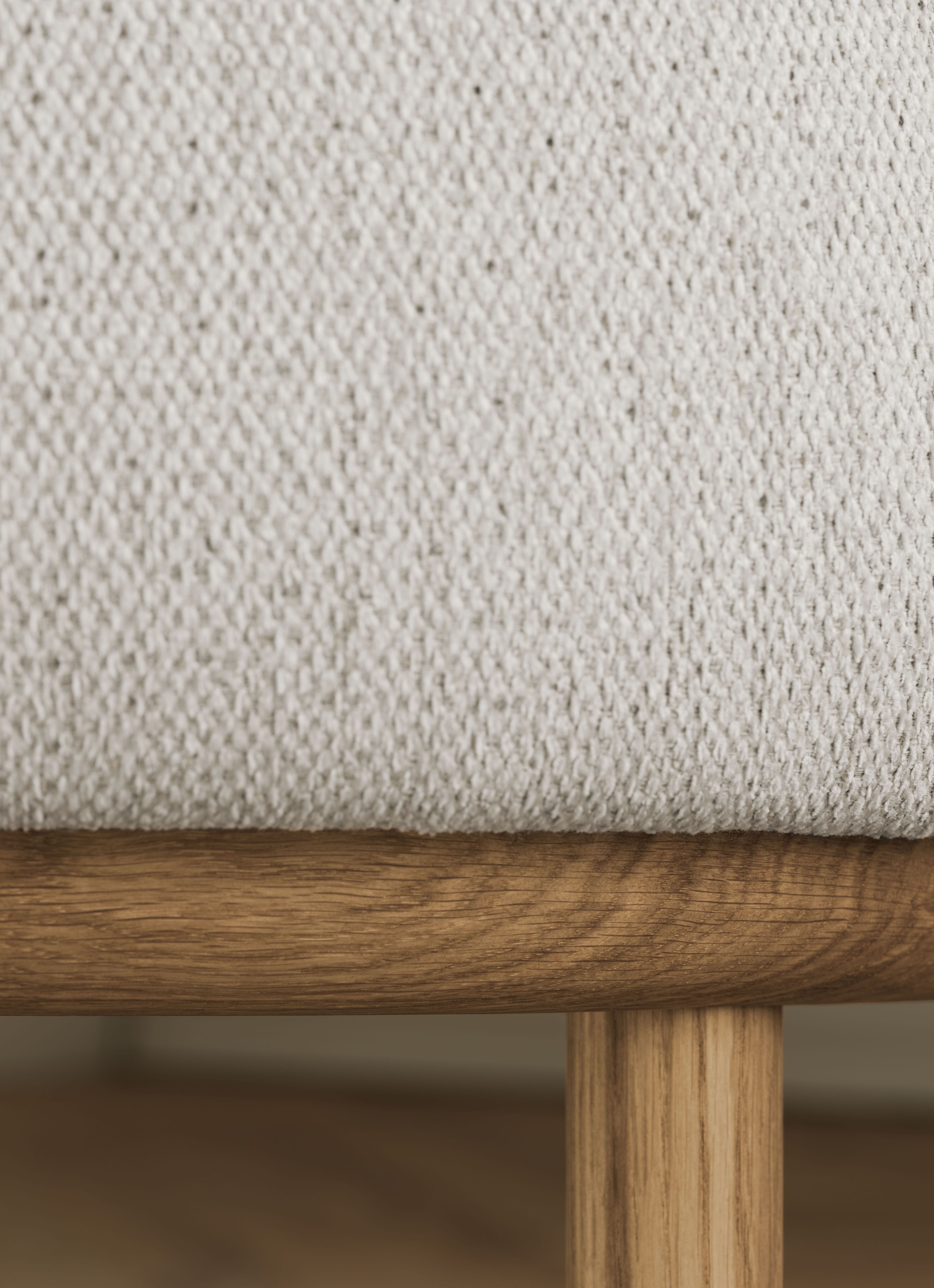2-Sitzer-Sofa Fuuga-Nistbasis aus Eichenholz