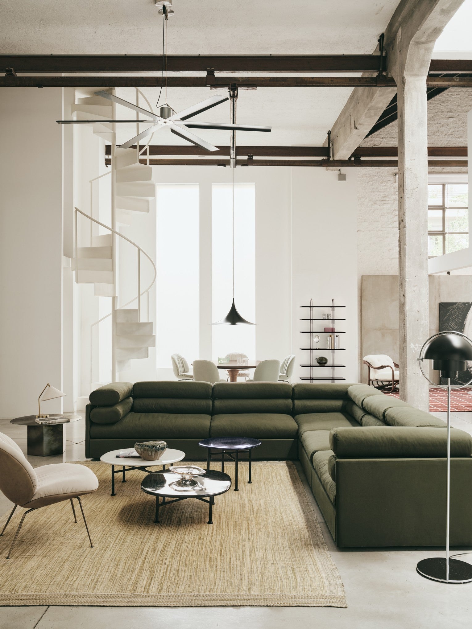 SEMI olive pendant lamp