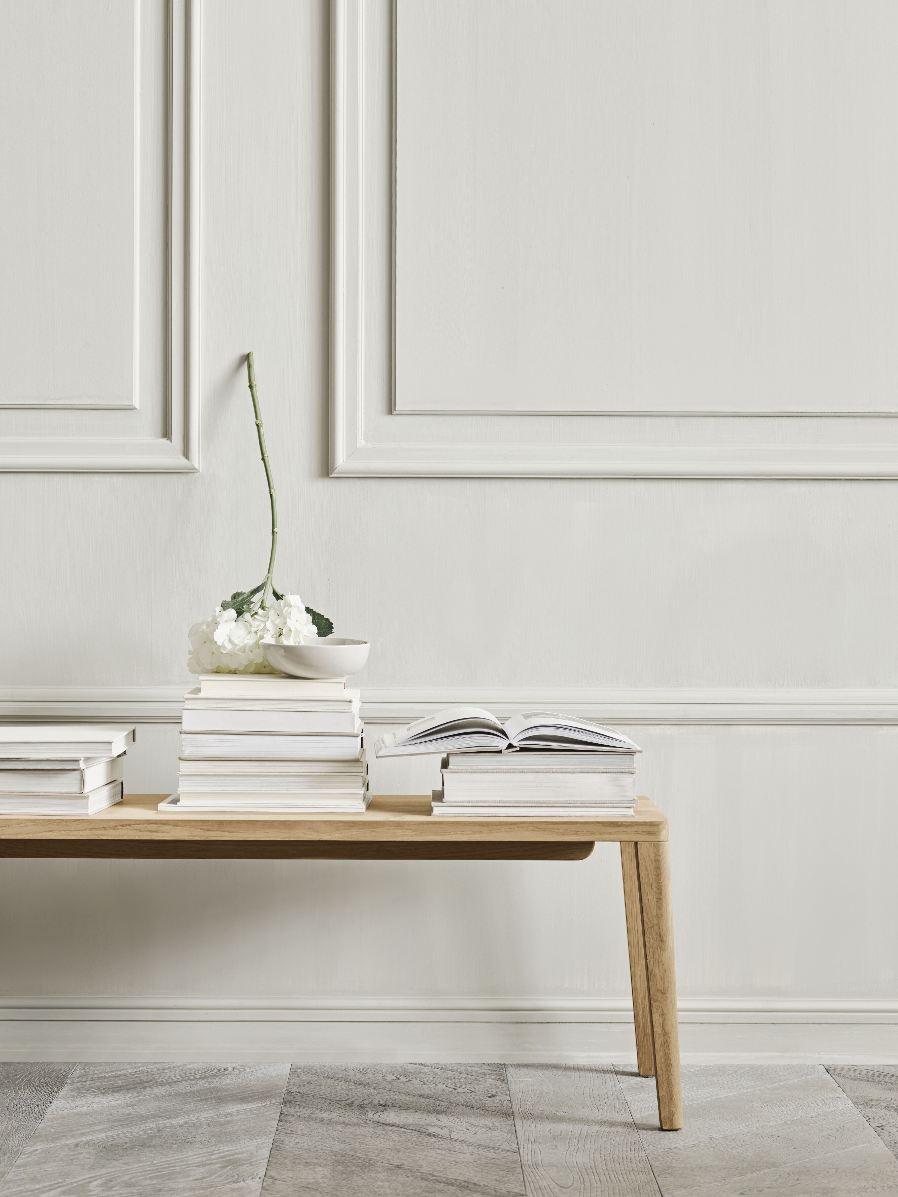 Anmutiger Tisch gebleichtes Eichenholz