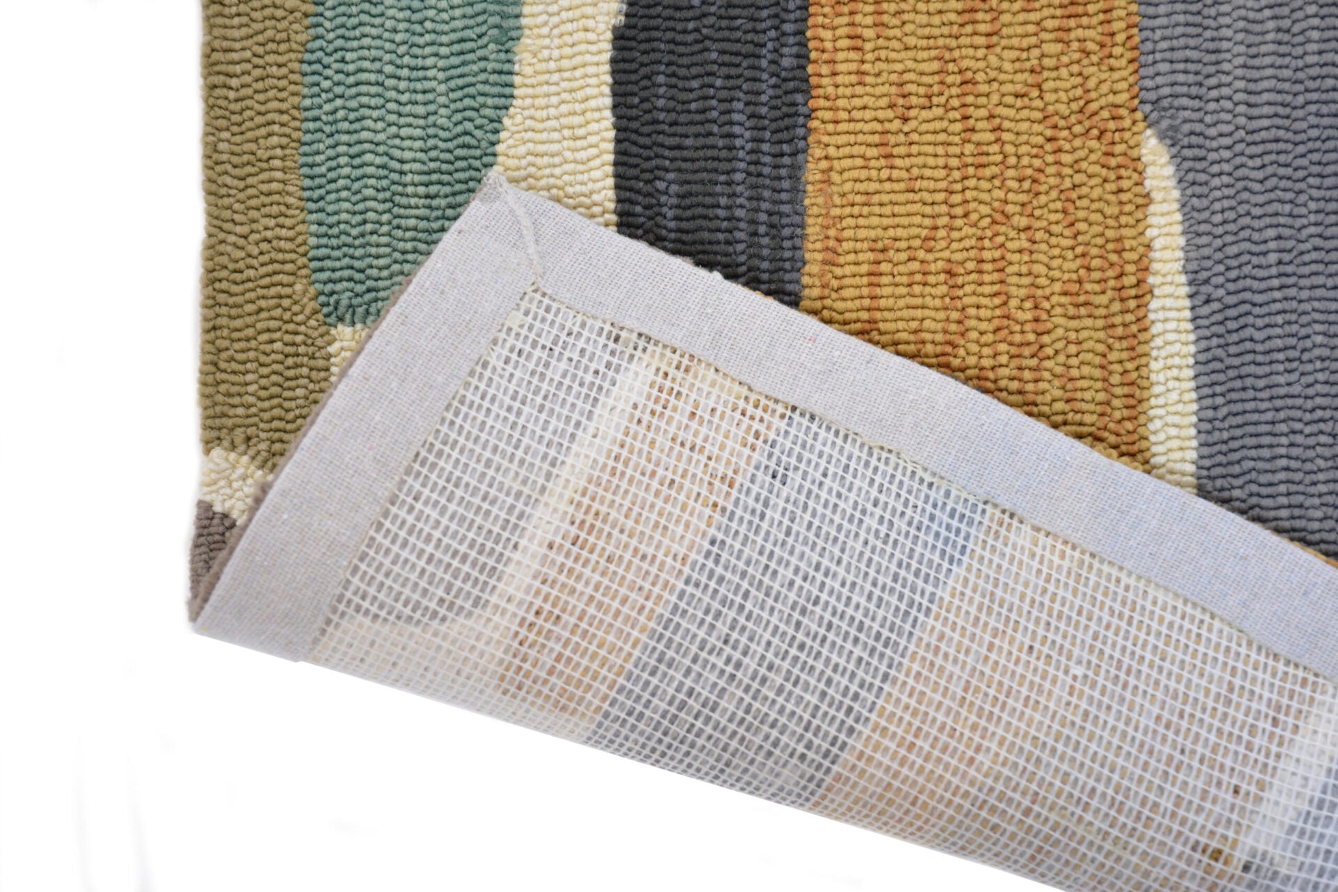 External rug Trattino Sea Glass beige-blue