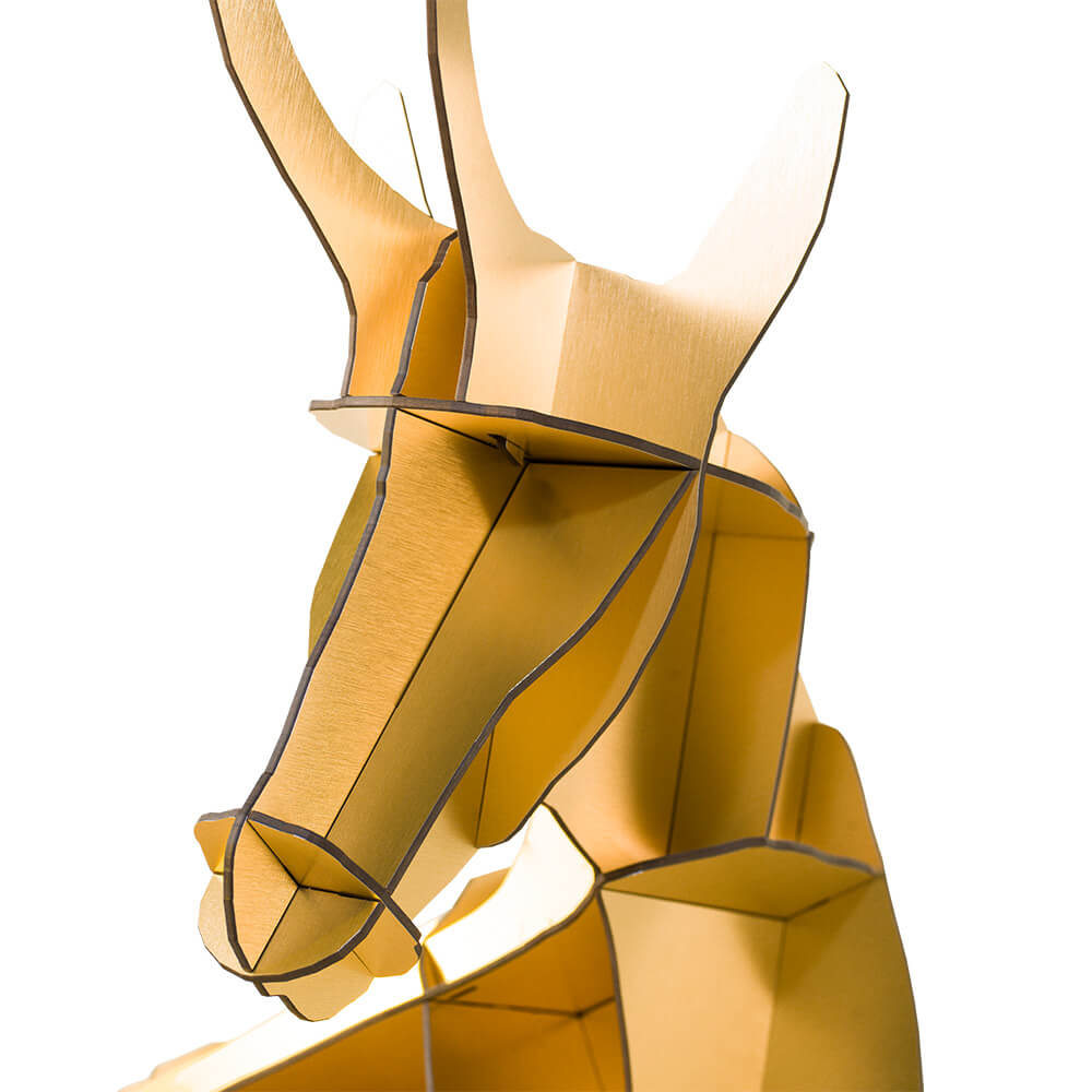 Wandregal HORACE in Gold