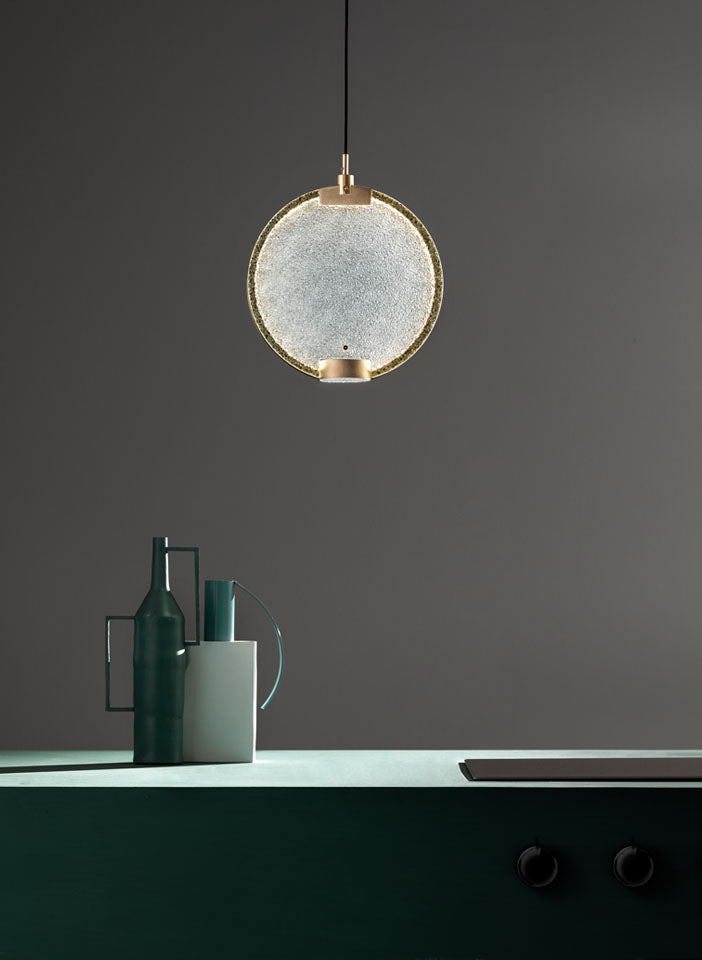Pendant lamp HORO S1 brushed brass