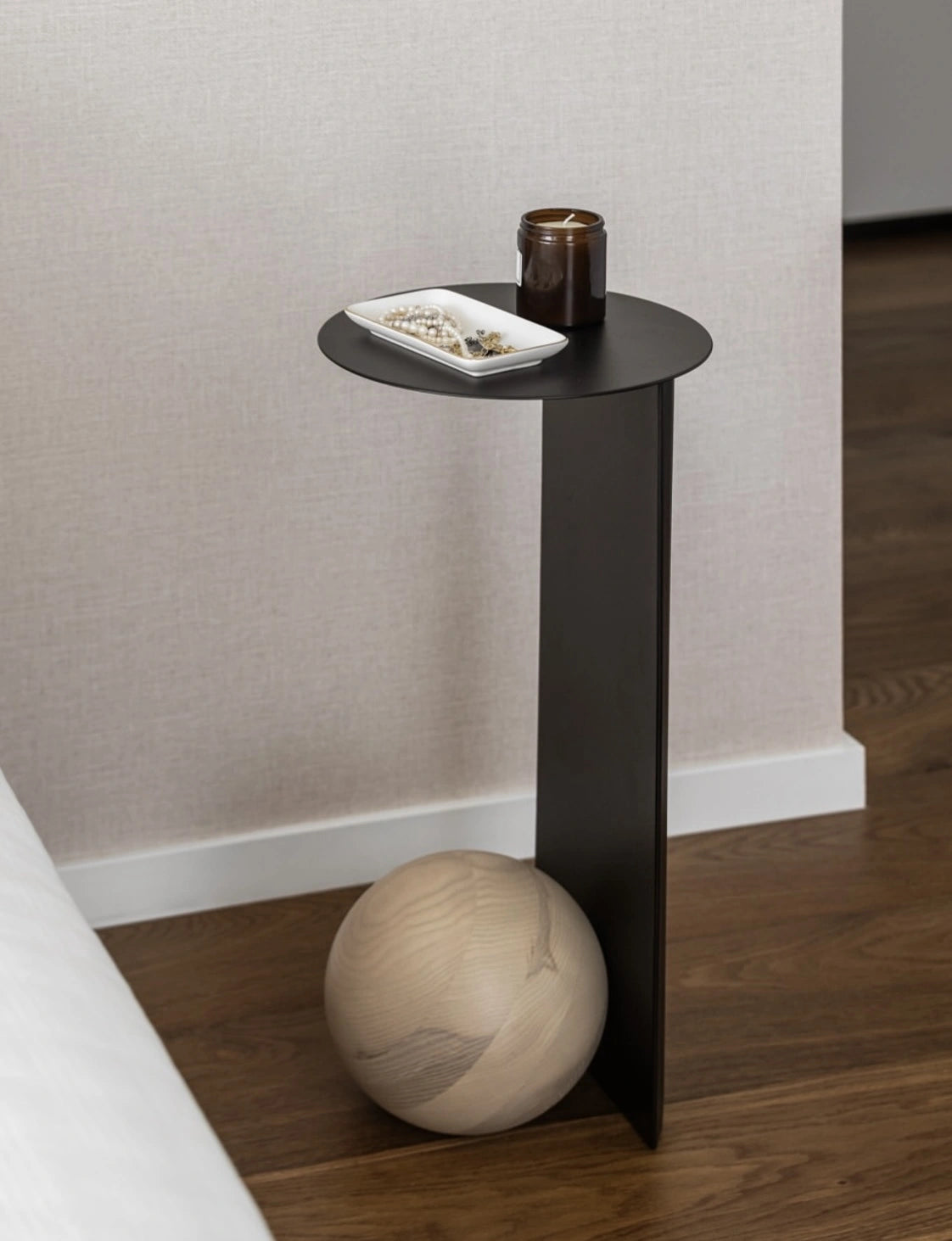 Beistelltisch SION aus Stahl und Holz