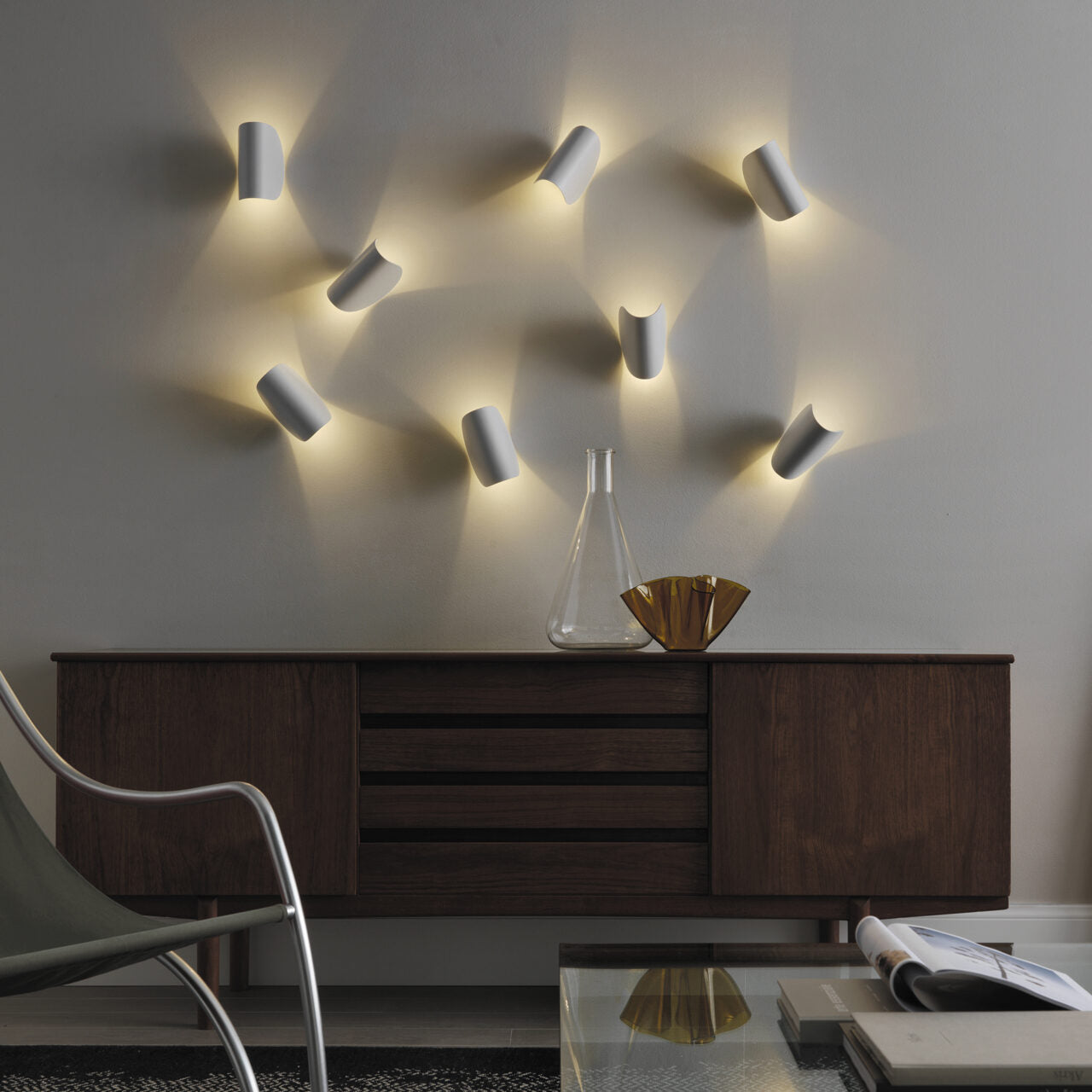 IO wall lamp brown