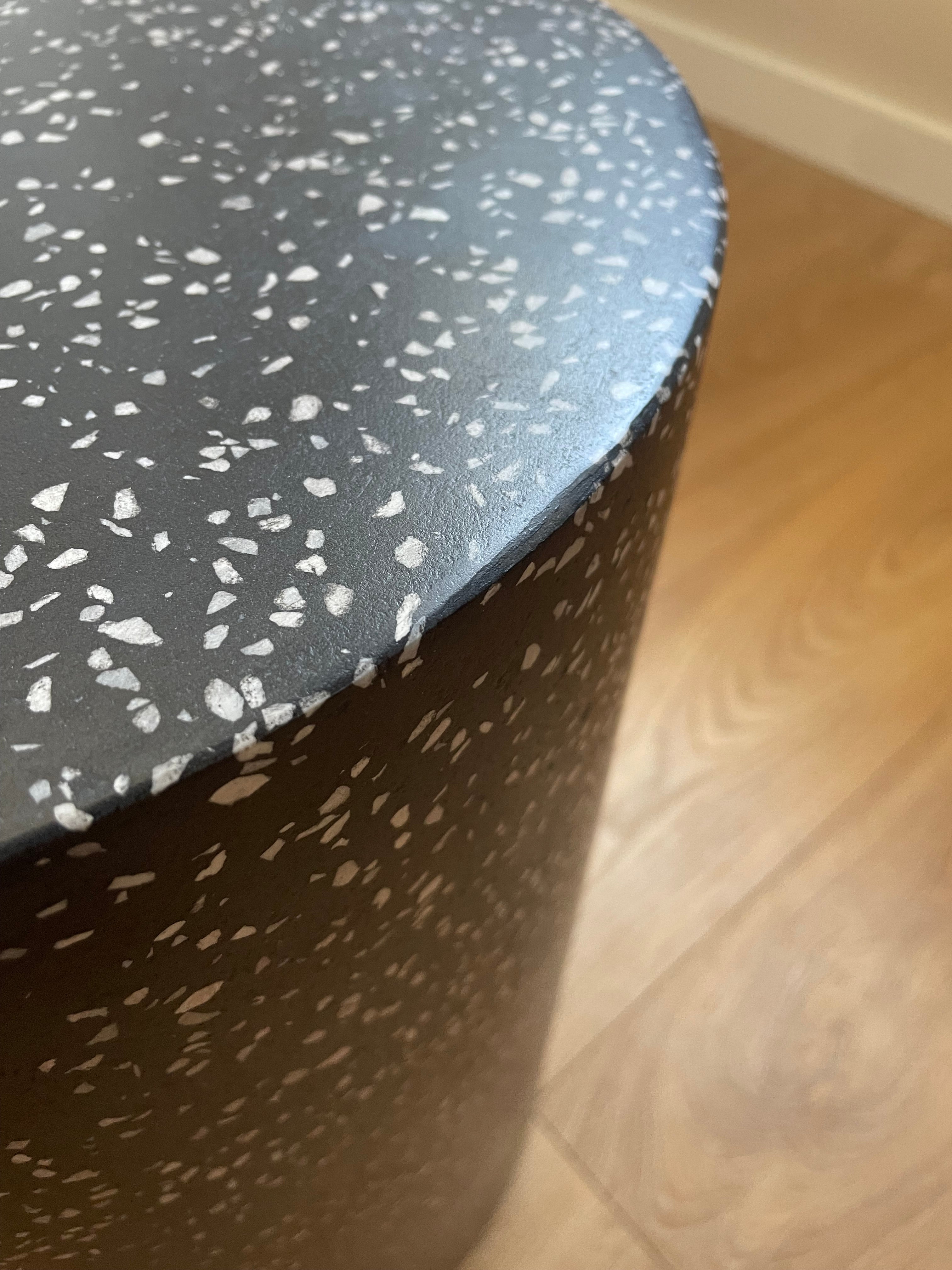 Jenell Black Garden Side Table - Display Model