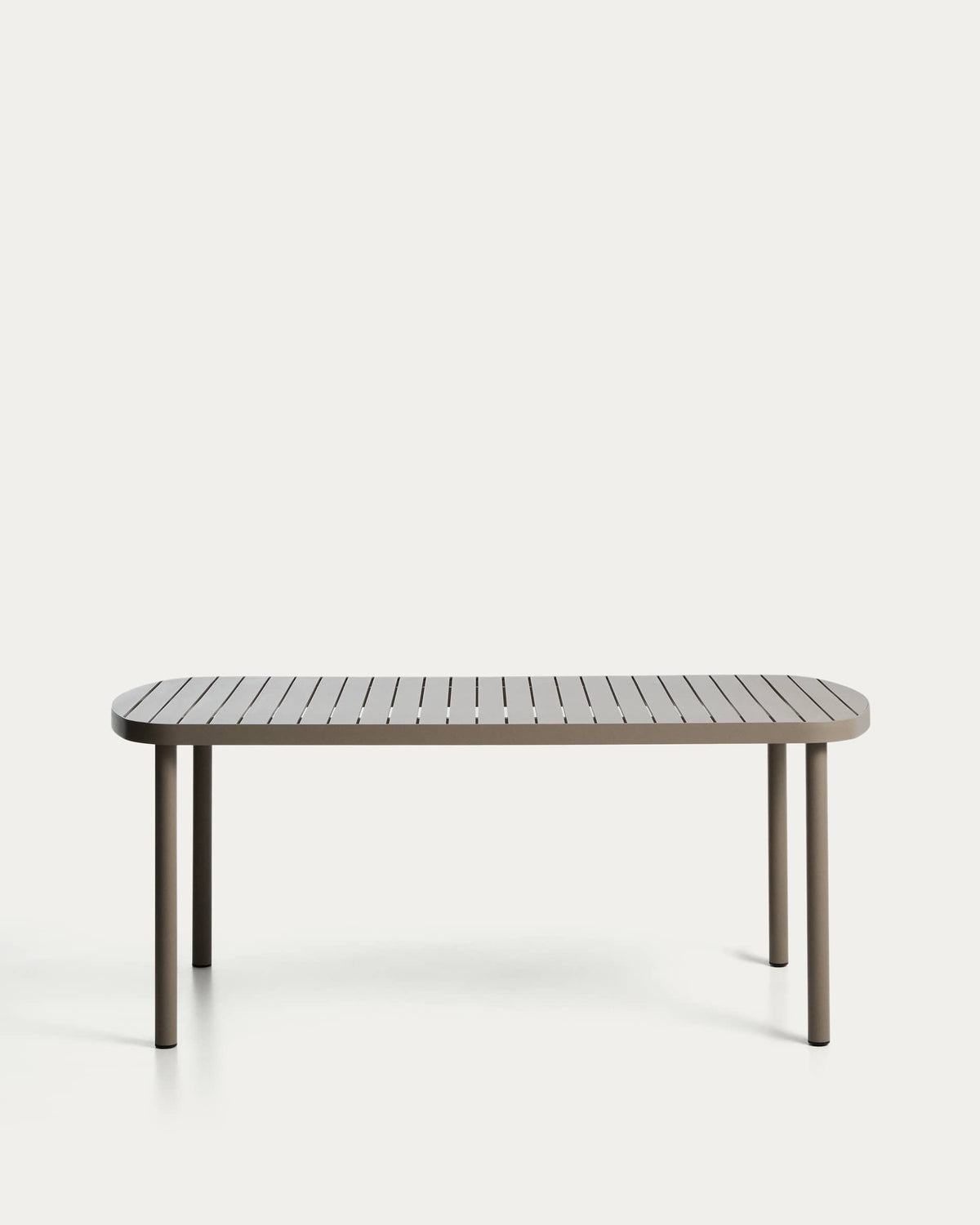 Stół ogrodowy JONCOLS ciemnoszary aluminium – Kave Home
