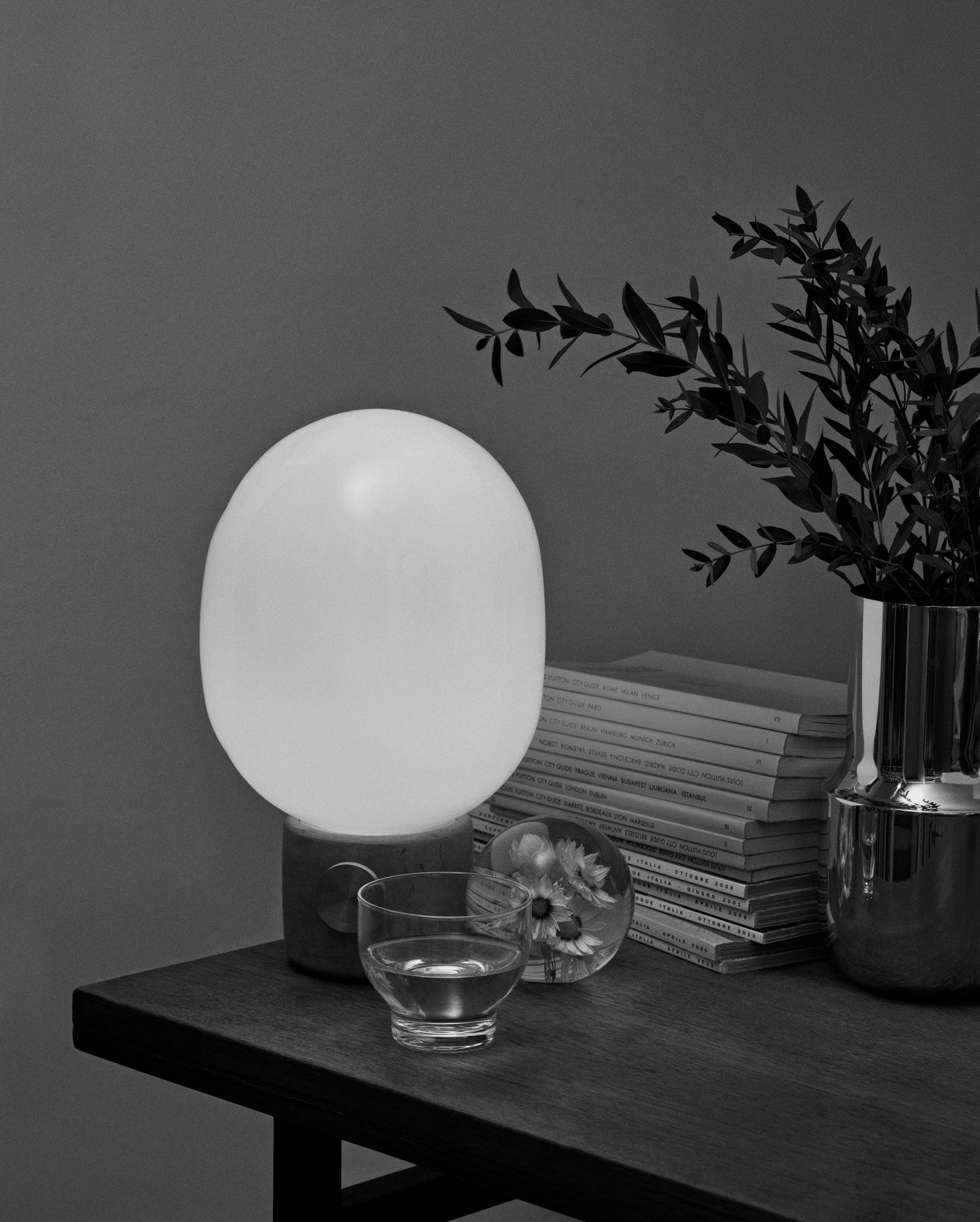 Tischlampe JWDA weißer Marmor