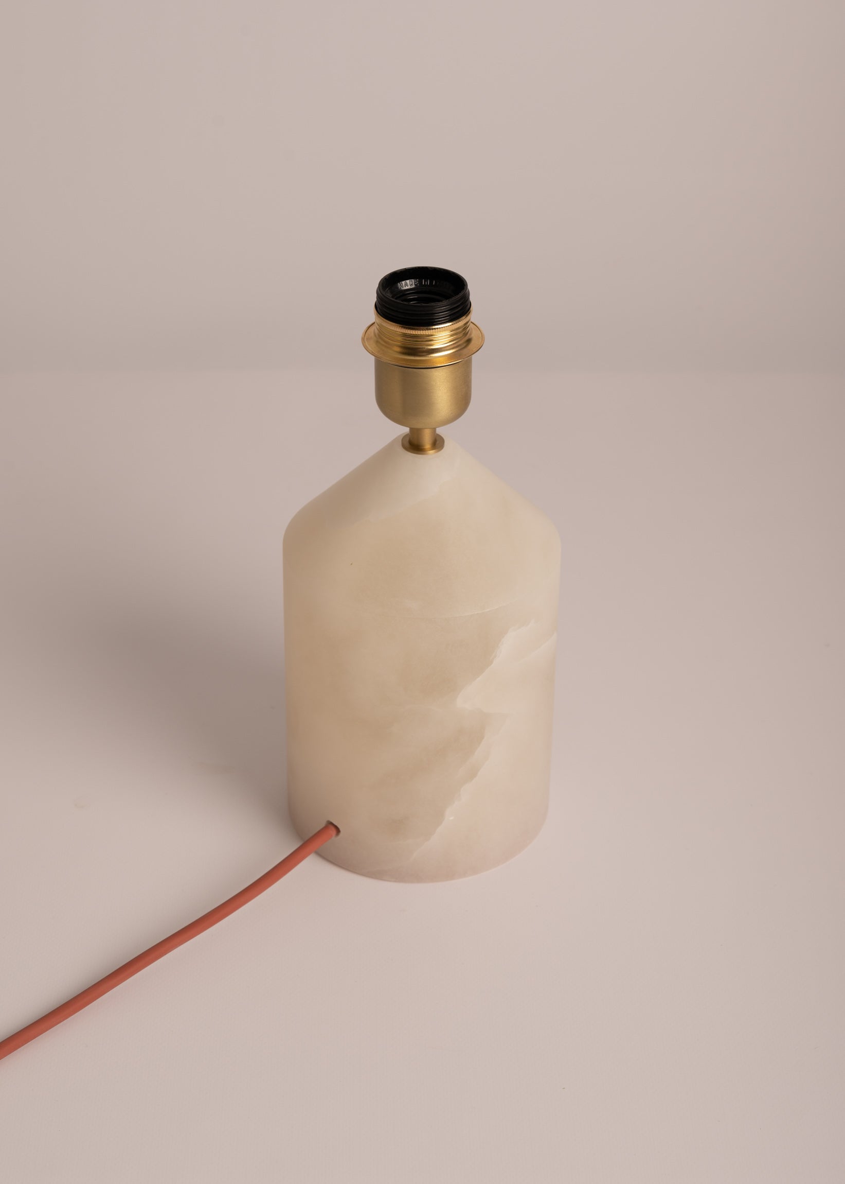 Tischlampe JOSEF weißer Alabaster