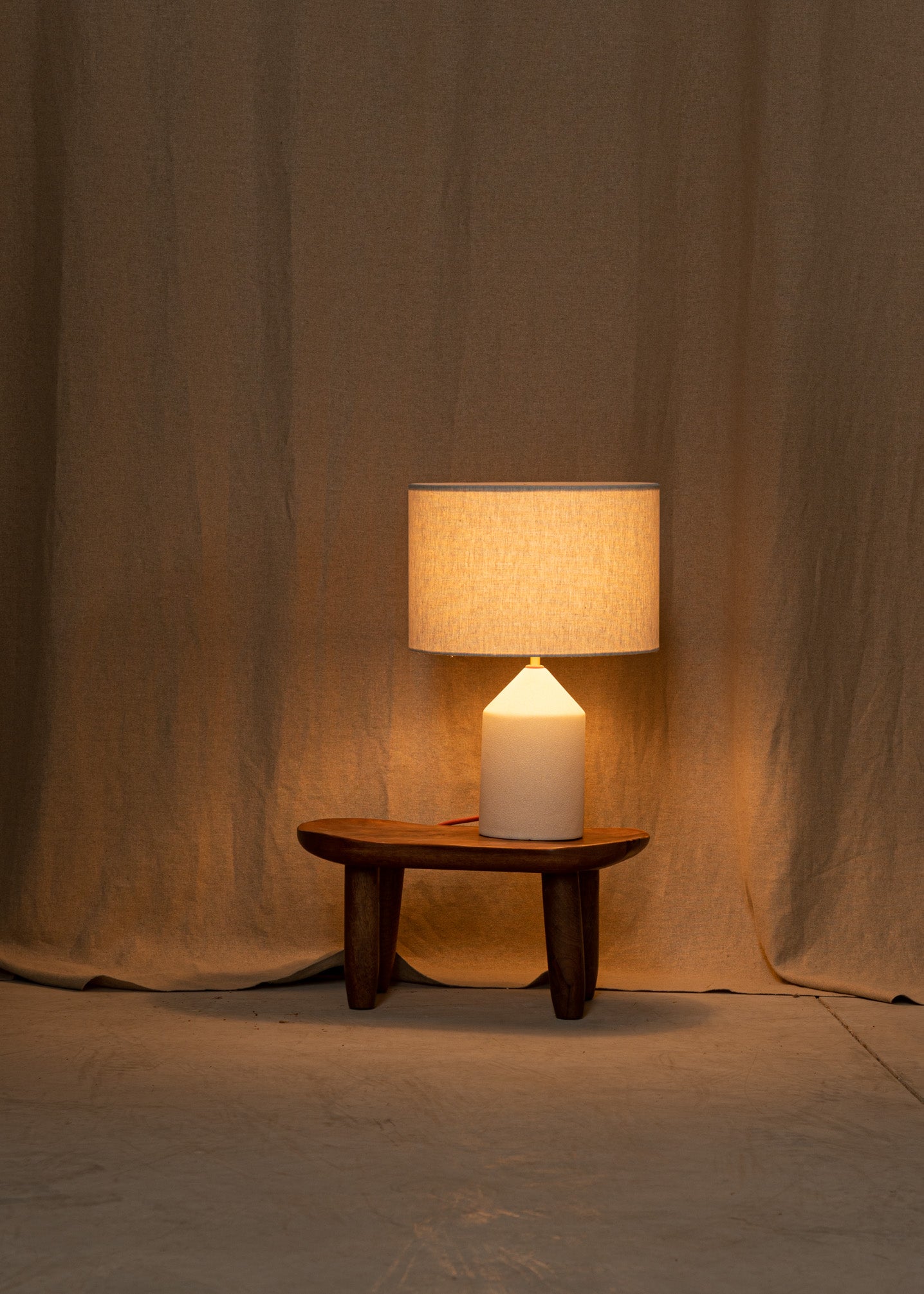 Ceramic Table Lamp JOSEF Ecru
