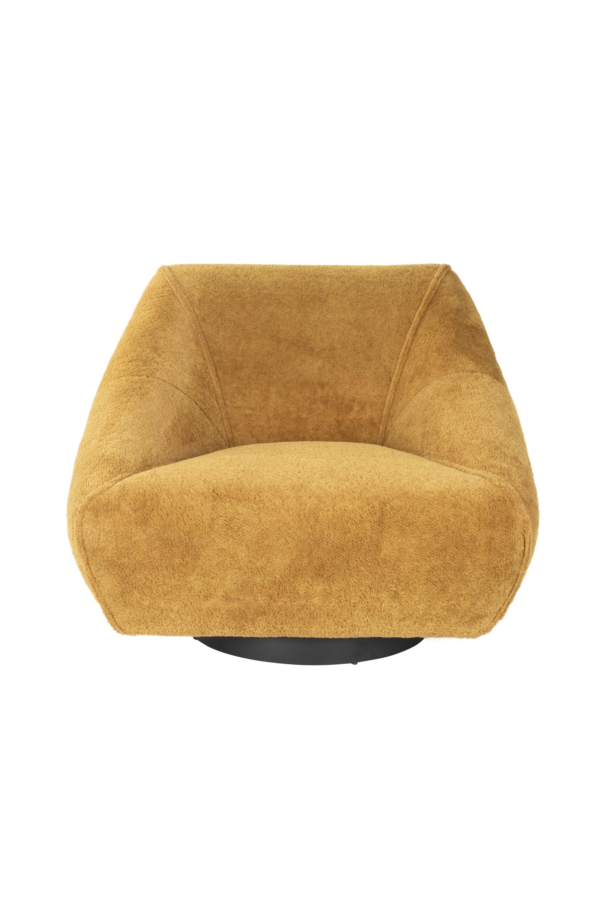 Fotel obrotowy JUMP ochre
