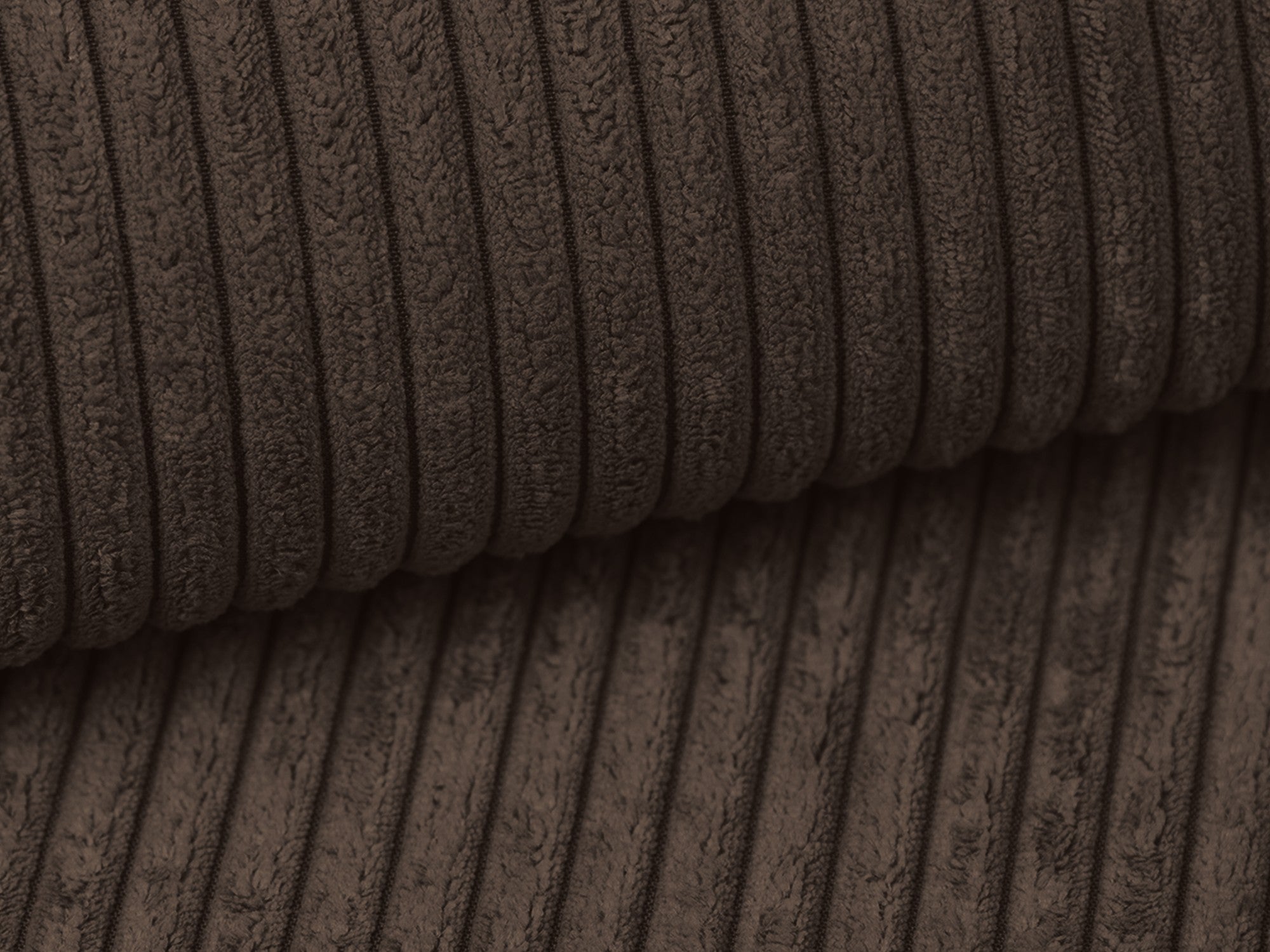 3-Seater Sofa with Sleeping Function KALENA Chocolate Corduroy