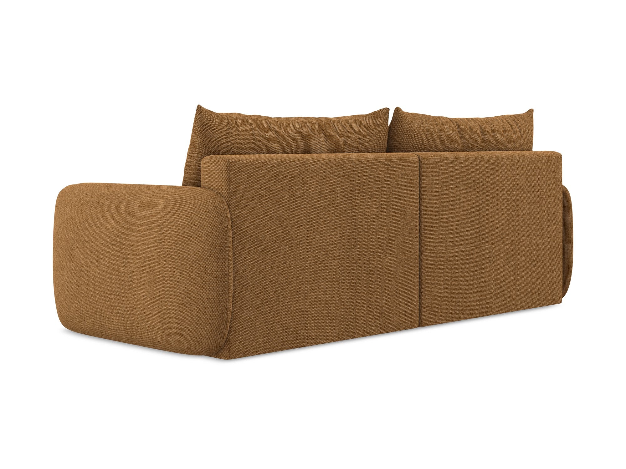 Sofa für 3 Personen mit Schlaf-Funktion KALENA terrakotta