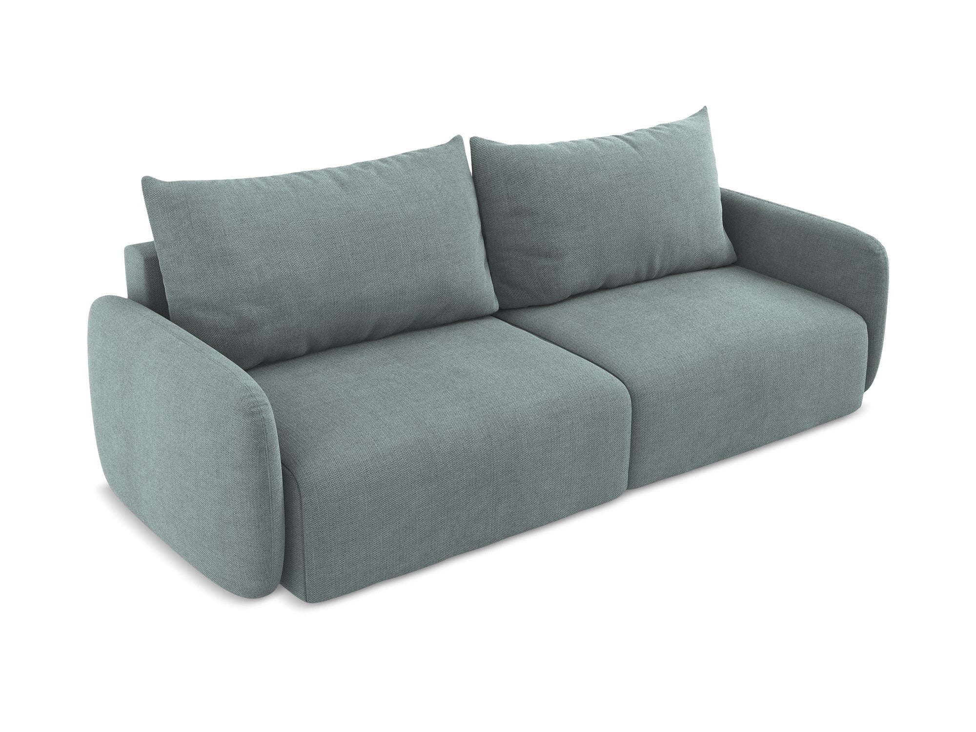 Sofa für 3 Personen mit Schlaf-Funktion KALENA in jeansblau