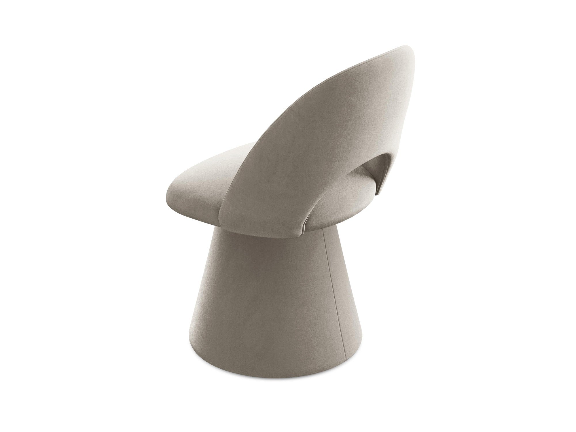 Velvet Chair KALO taupe