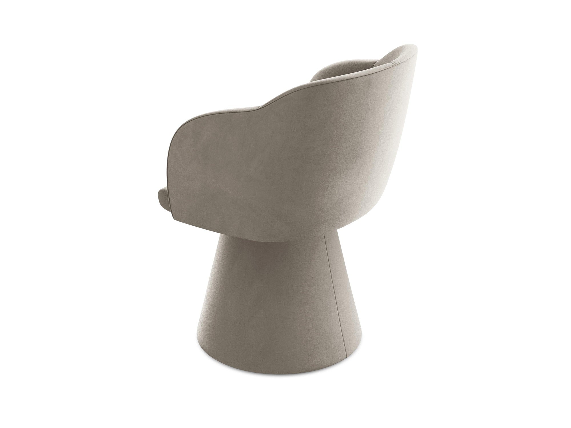 Velvet Chair KANOA taupe
