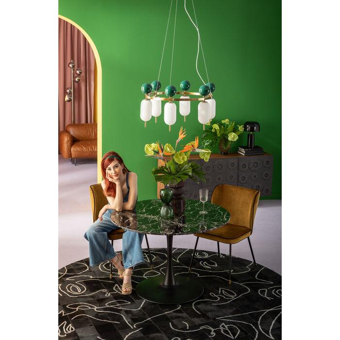 Charleston Green Hanging Lamp mit Golden