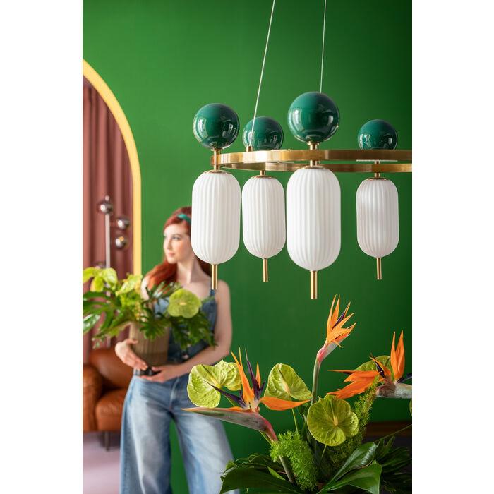 Charleston Green Hanging Lamp mit Golden