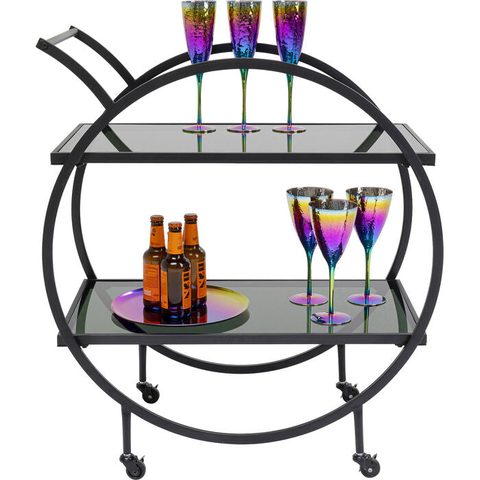 Schwarzer Bar -Kinderwagen