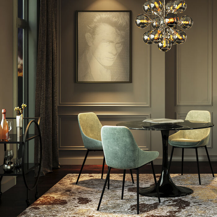 Schwarzer Bar -Kinderwagen