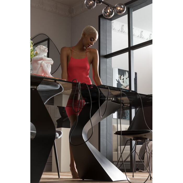 Glass Glory Black Tisch