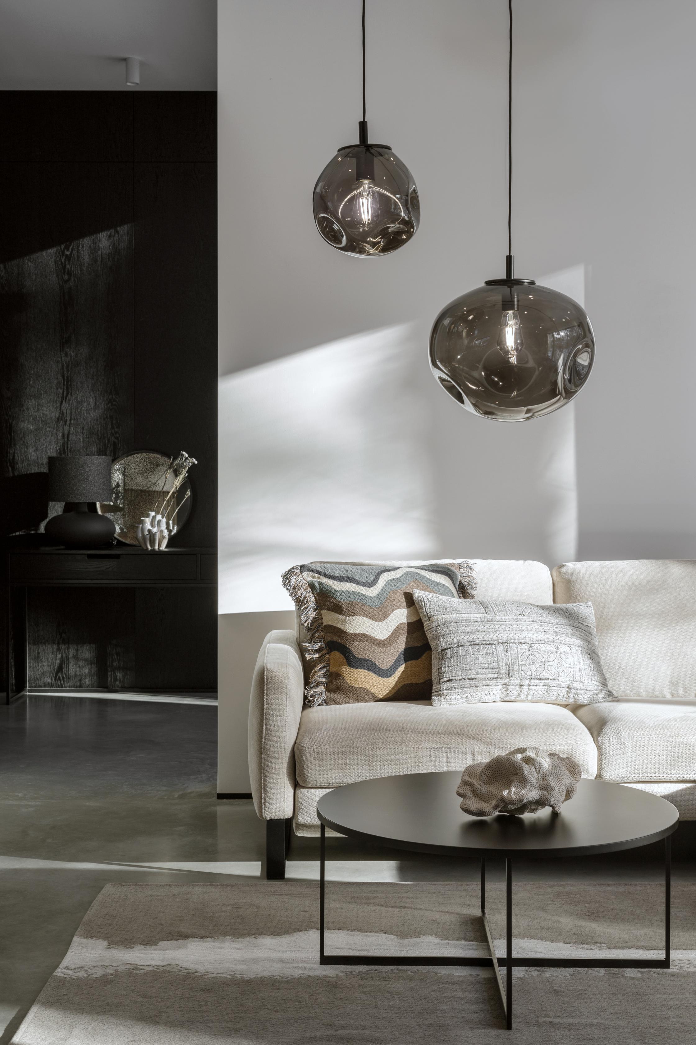 AVIA pendant lamp smoky black with black finish