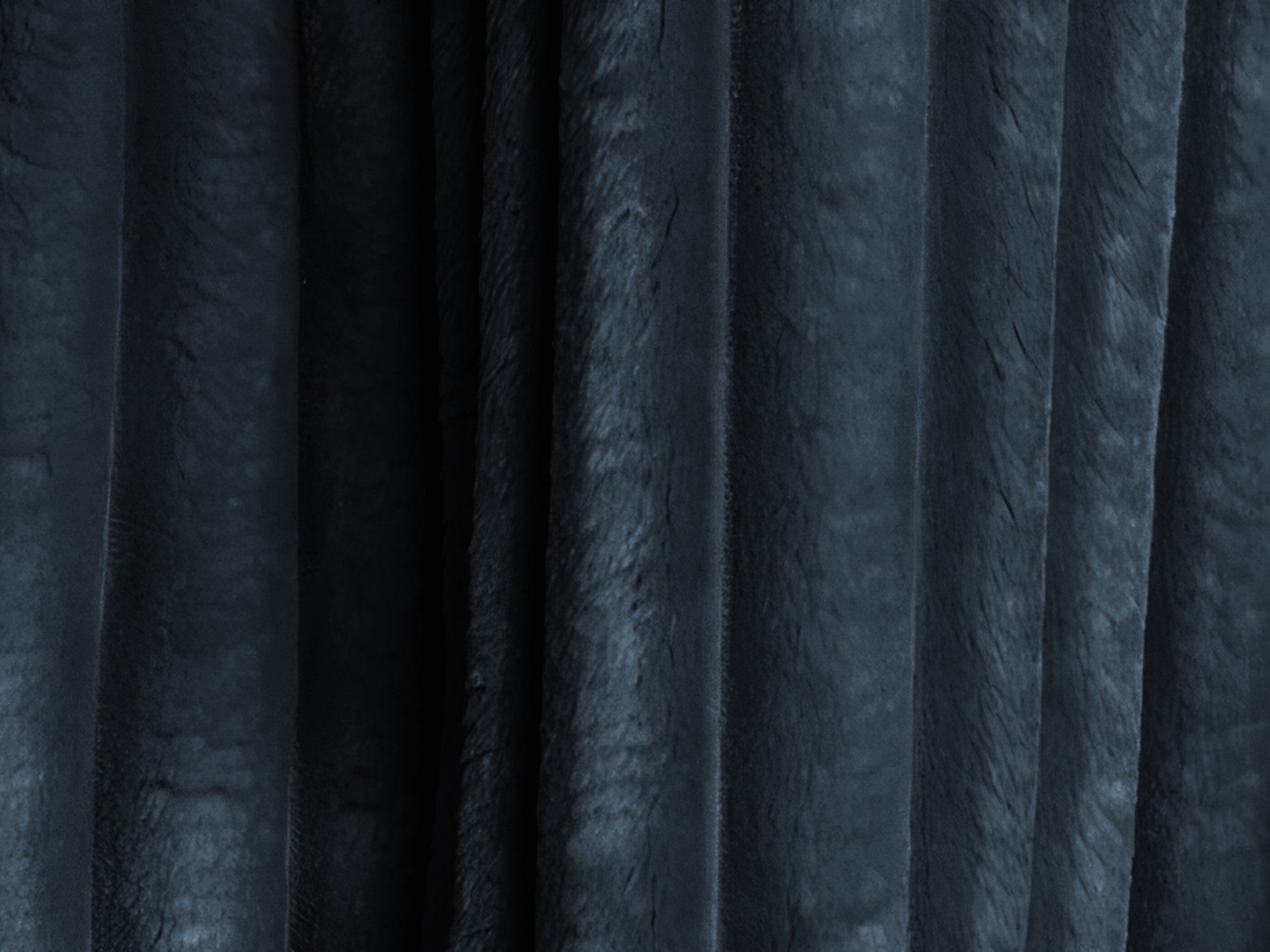 Left-sided corner sofa bed KONA royal blue corduroy