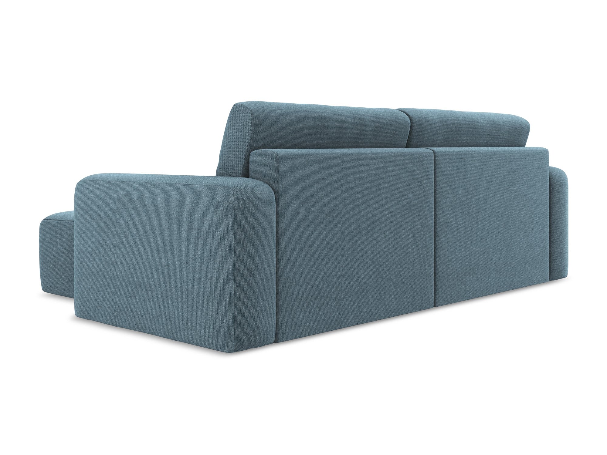 Right-sided corner sofa bed KONA light blue