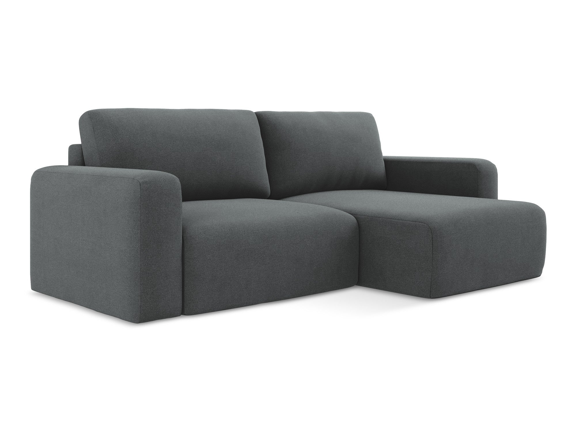 Right-sided corner sofa bed KONA gray