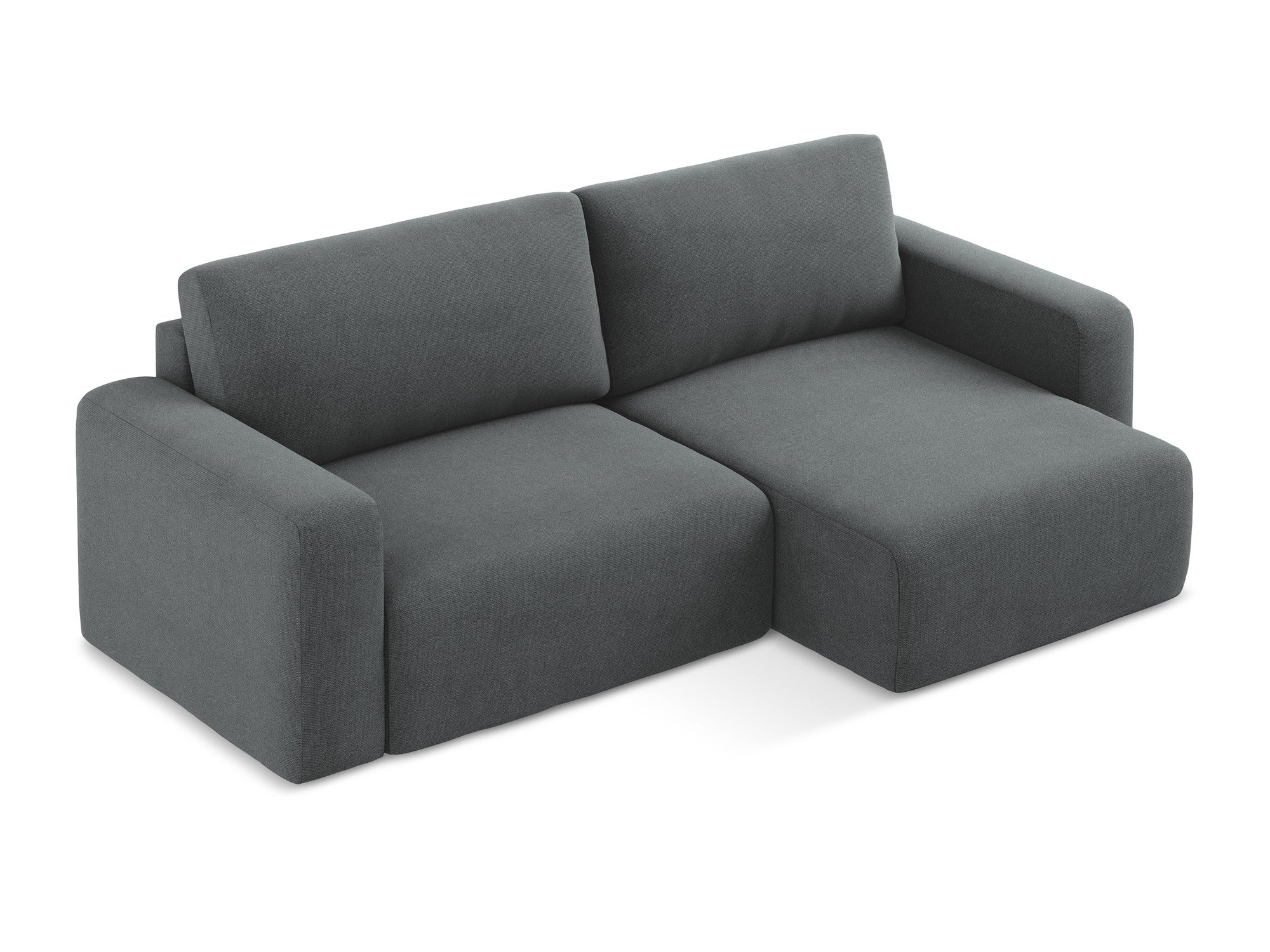 Right-sided corner sofa bed KONA gray