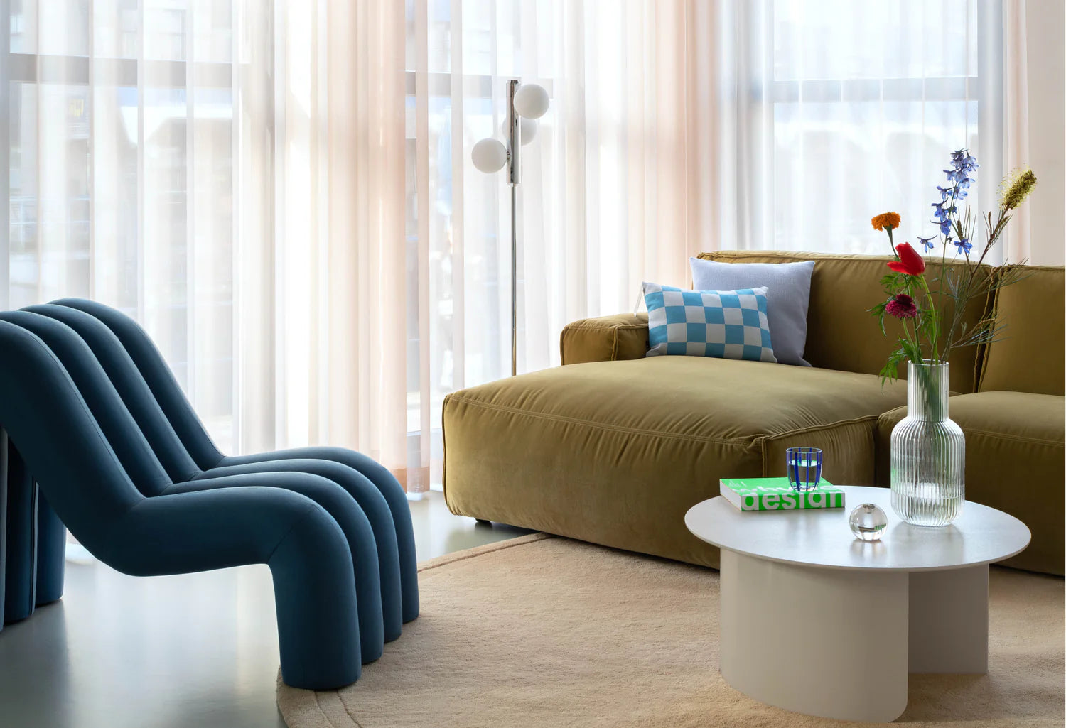 KAKTEE Chrome Floor Lamp