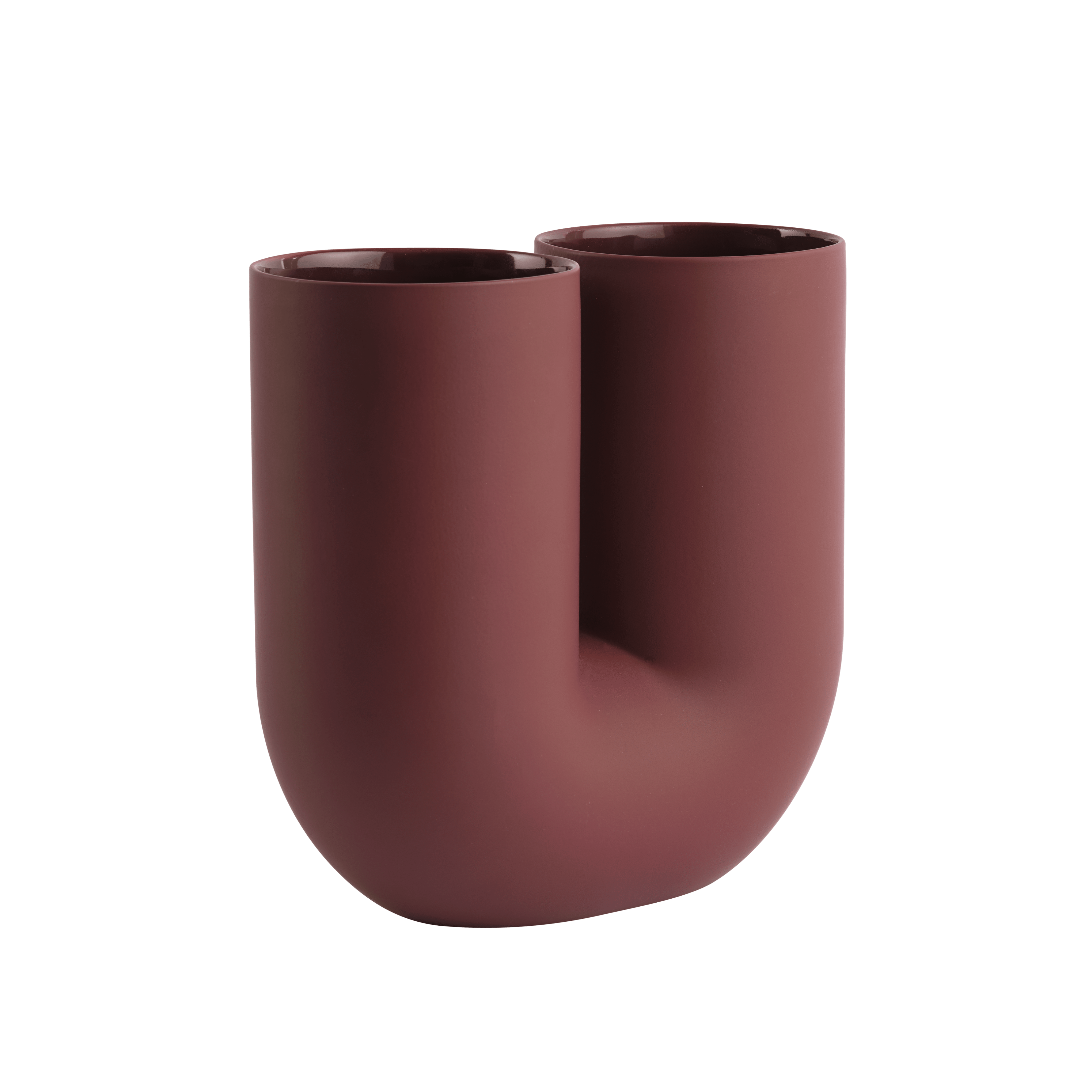 Vase KINK bordeaux