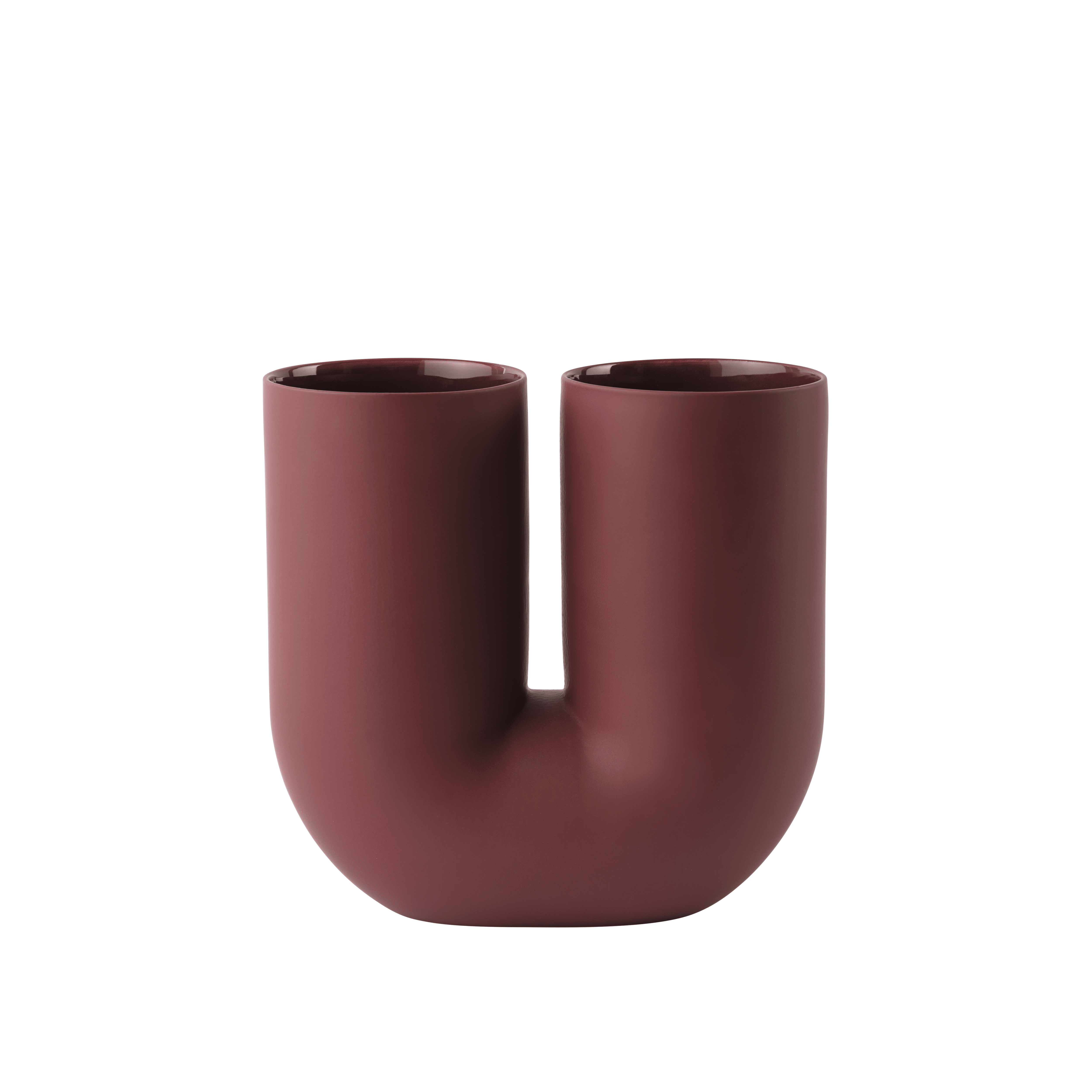 Vase KINK bordeaux