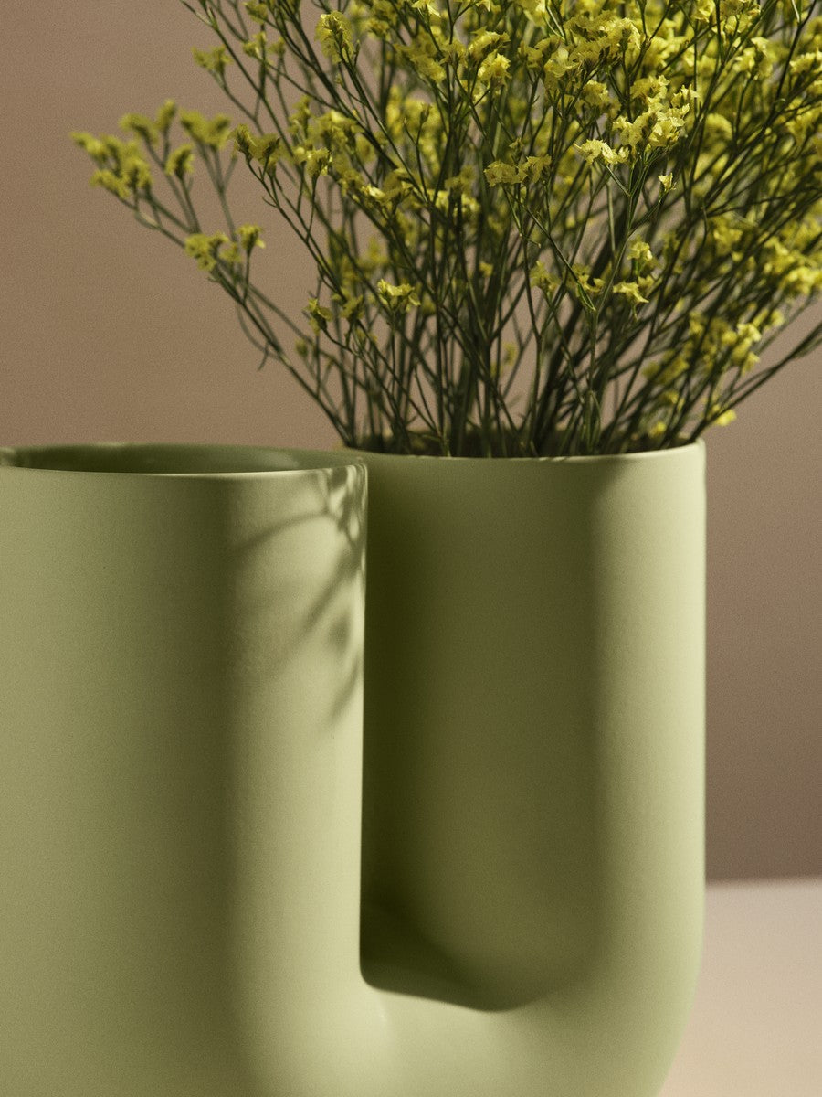 Vase KINK hellgrün