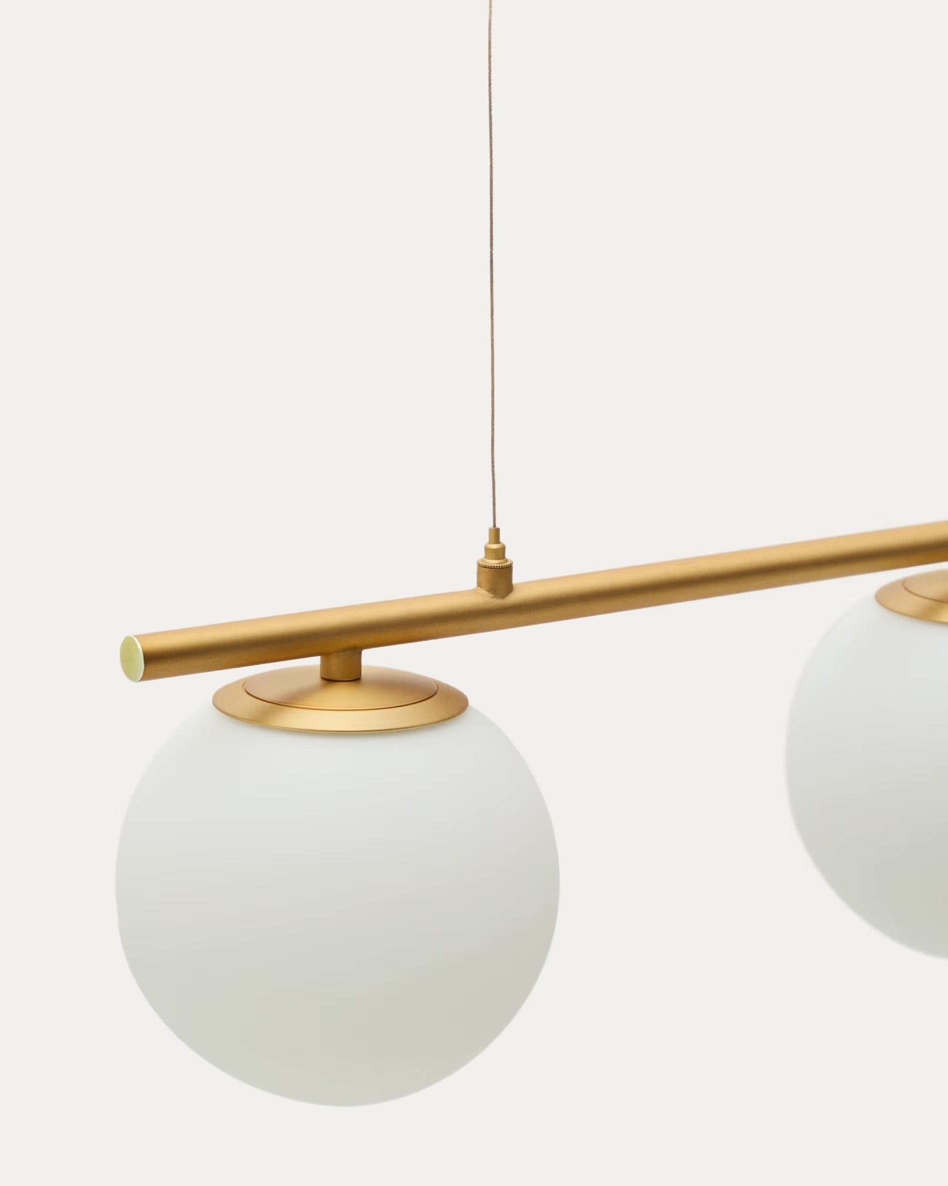 Three-Point Pendant Lamp BRISIA Brushed Brass