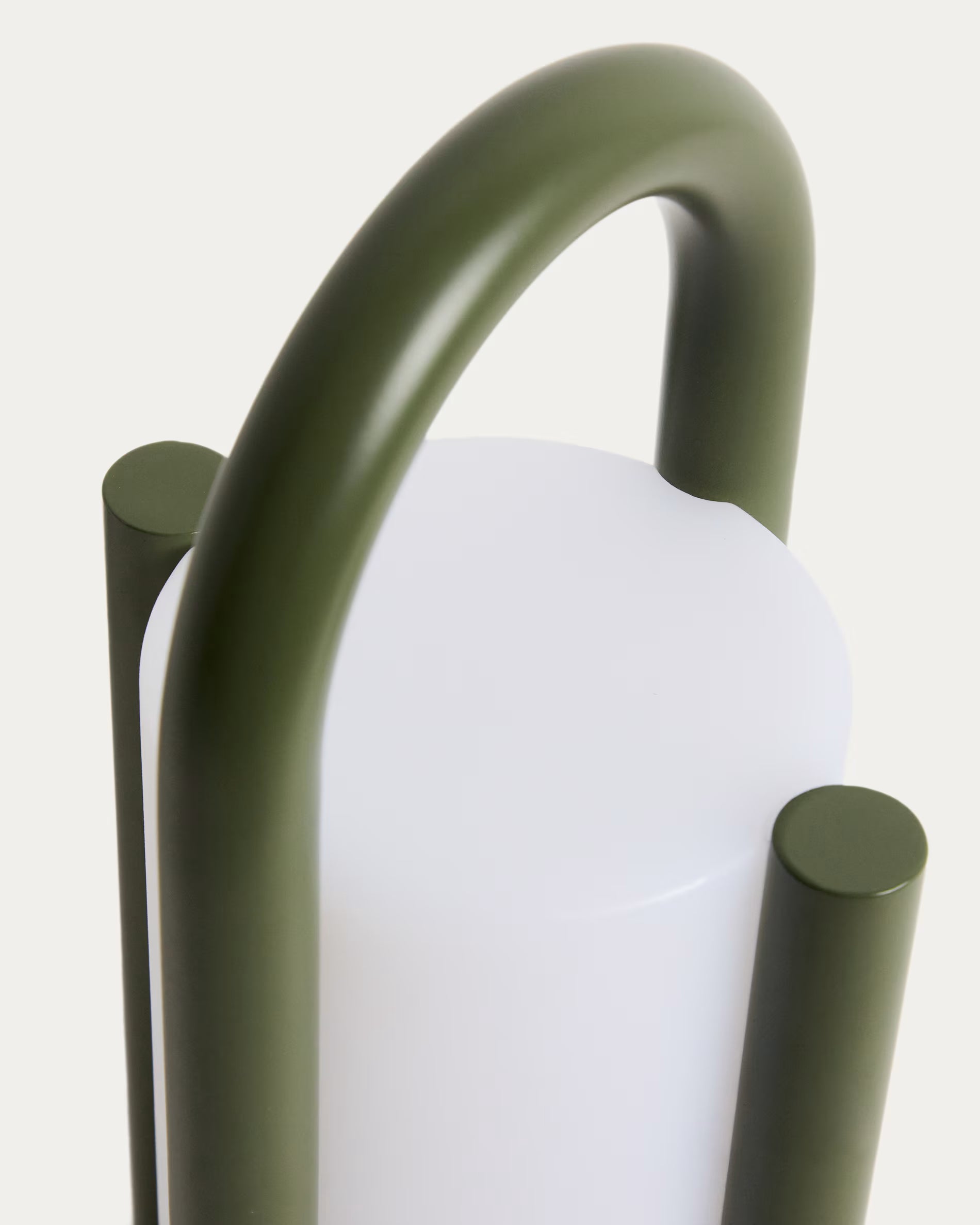 Lampa ogrodowa przenośna LEROS zielony – styl nowoczesny